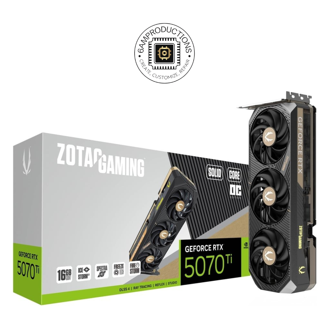 ZOTAC GAMING GeForce RTX 5070 Ti SOLID CORE OC