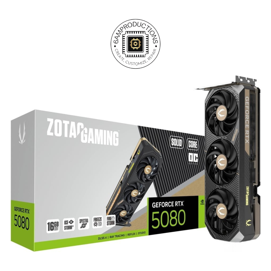 ZOTAC GAMING GeForce RTX 5080 SOLID CORE OC
