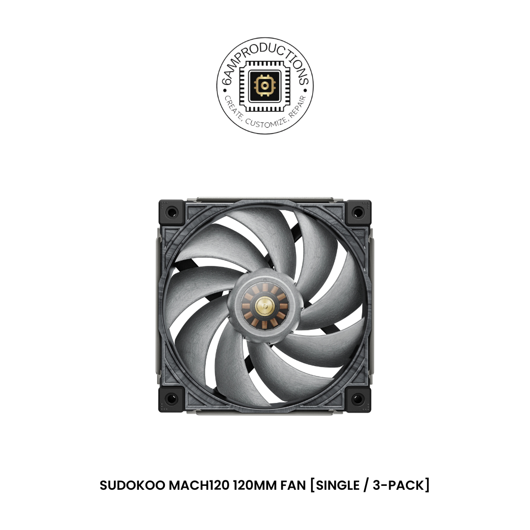 Sudokoo MACH120 120mm Fan [Single / 3-Pack]