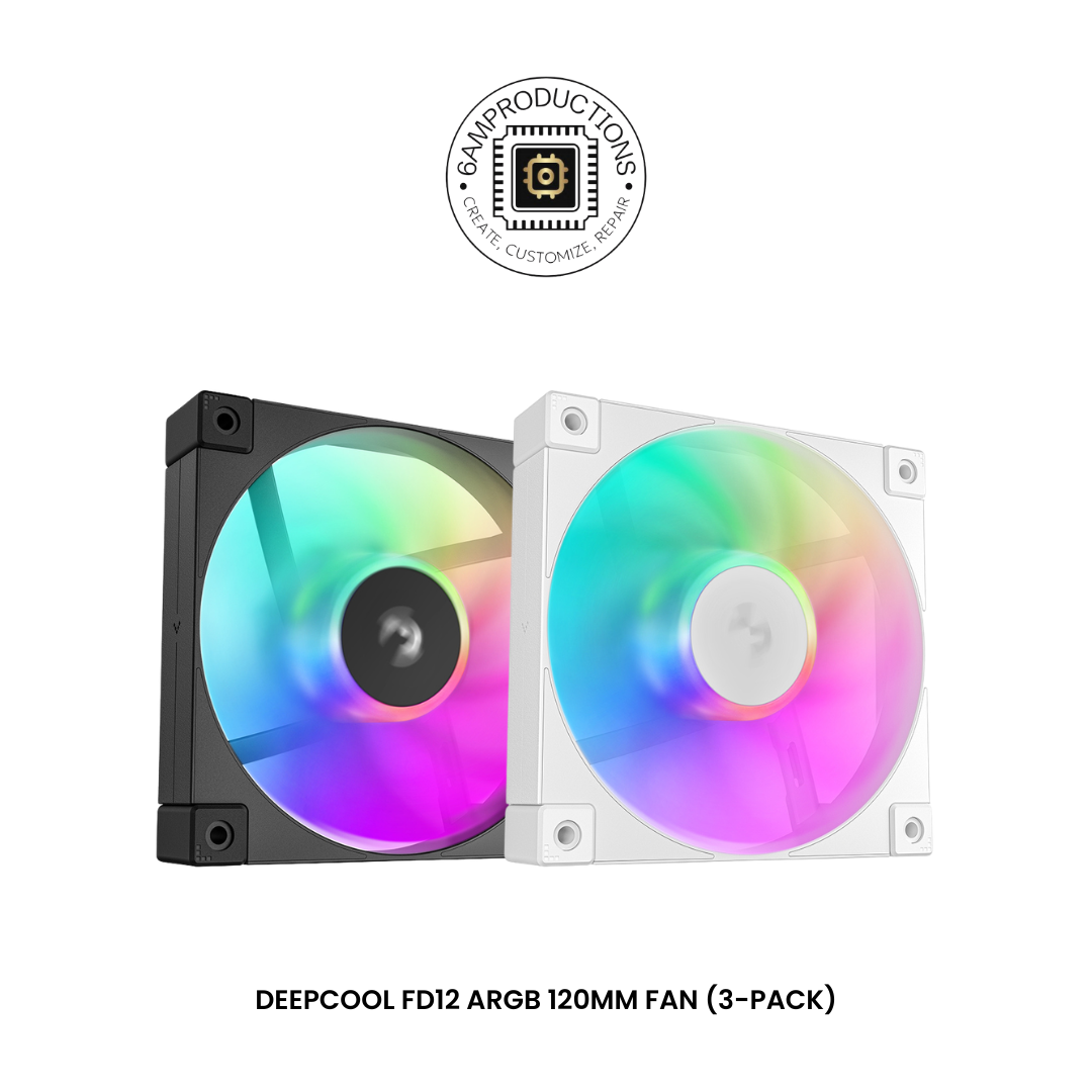DeepCool FD12 ARGB 120mm Fan (3-Pack)