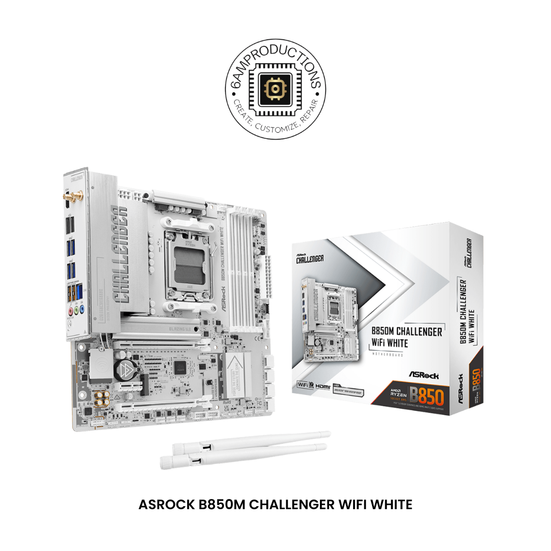 ASRock B850M Challenger WiFi White