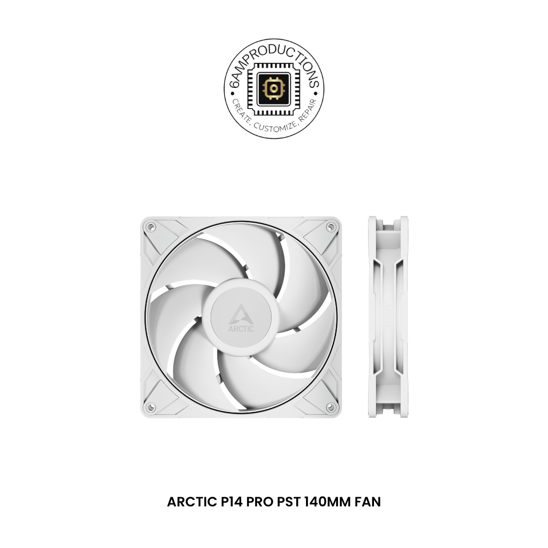 ARCTIC P14 Pro PST 140mm Fan (White)