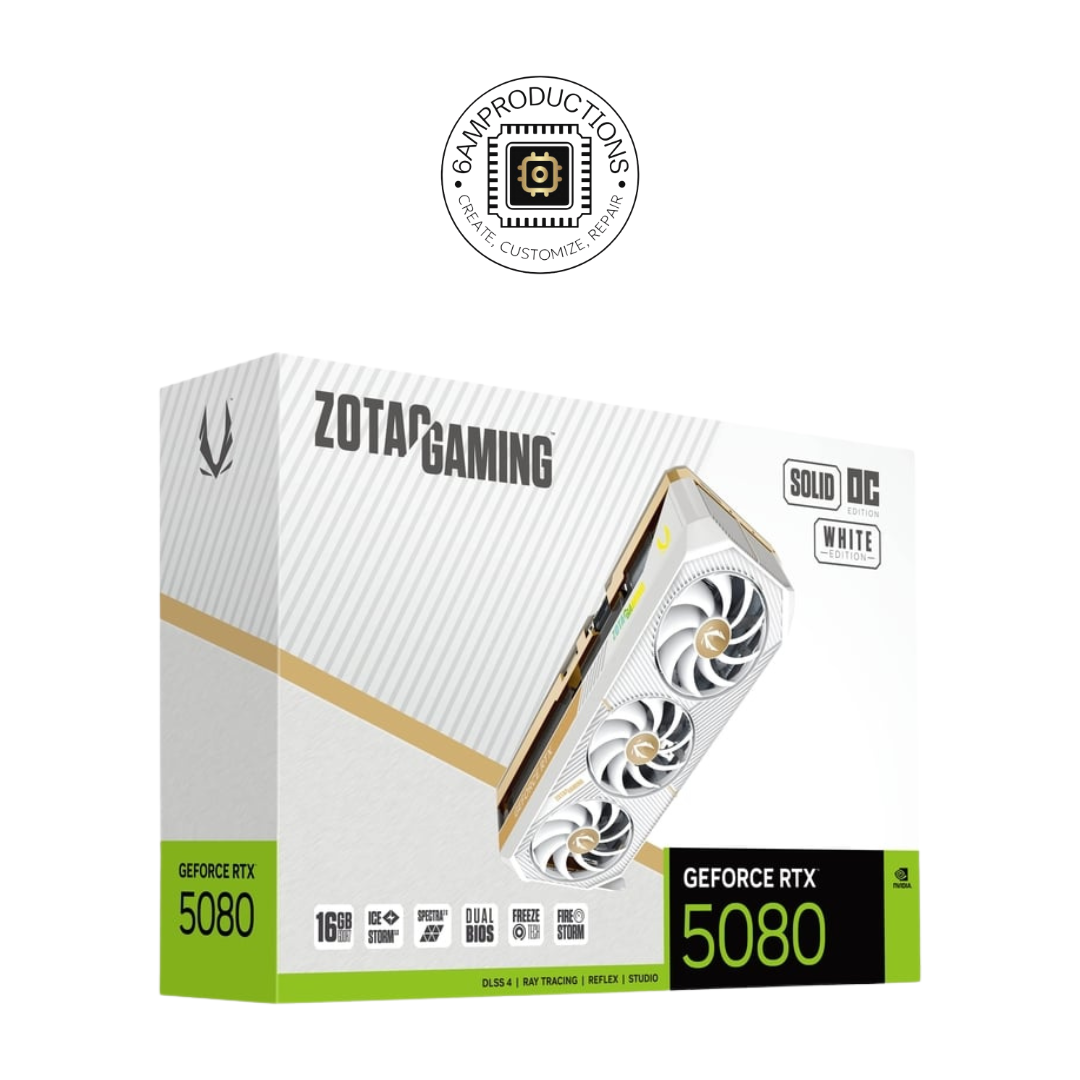 ZOTAC GAMING GeForce RTX 5080 SOLID OC White Edition