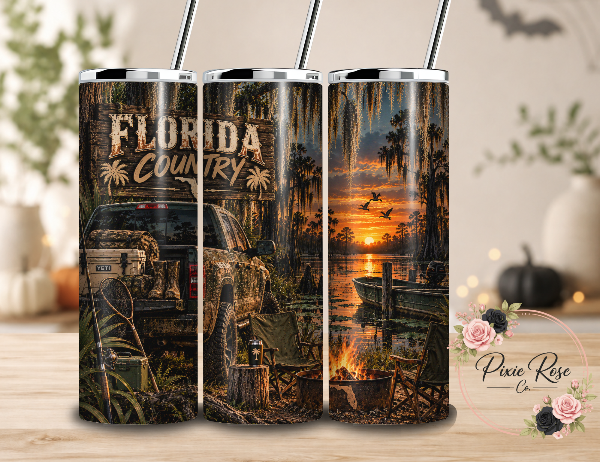 Back Roads Country Fun Stainless Steel Tumbler