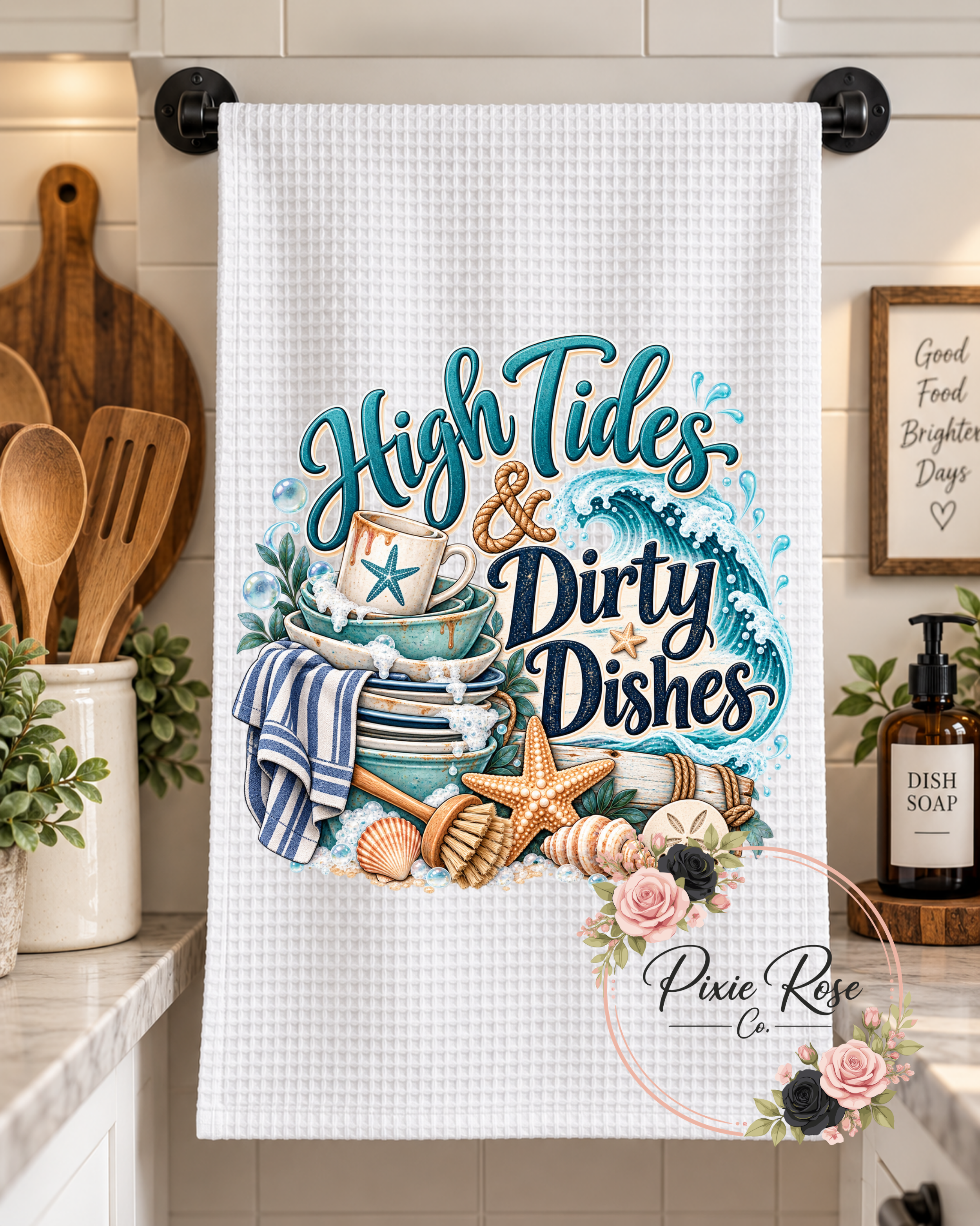 Coastal Kitchen Decorative Towels