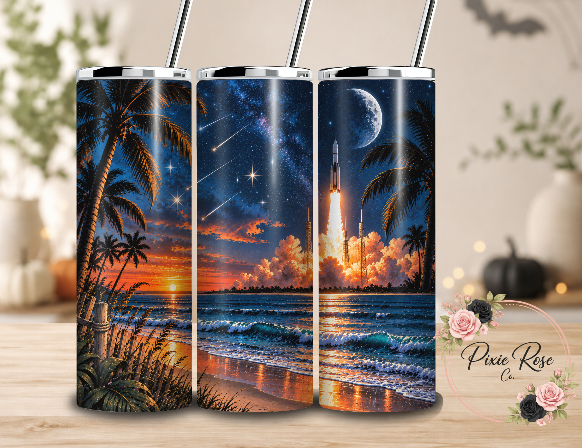 Space Coast Scenic Stainless Steel Tumbler