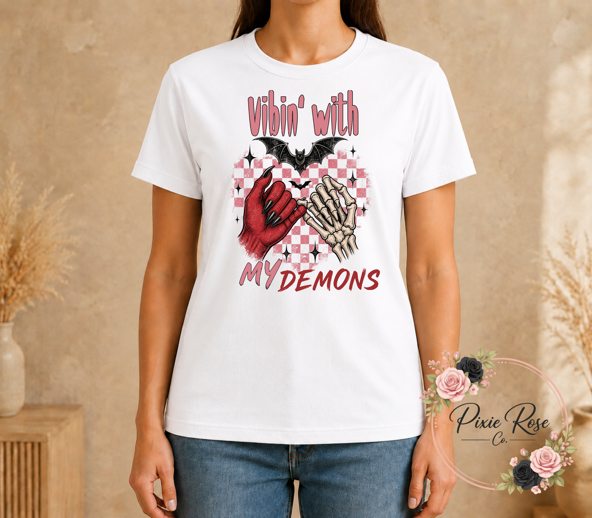 Vibing With My Demons Unisex T-Shirt