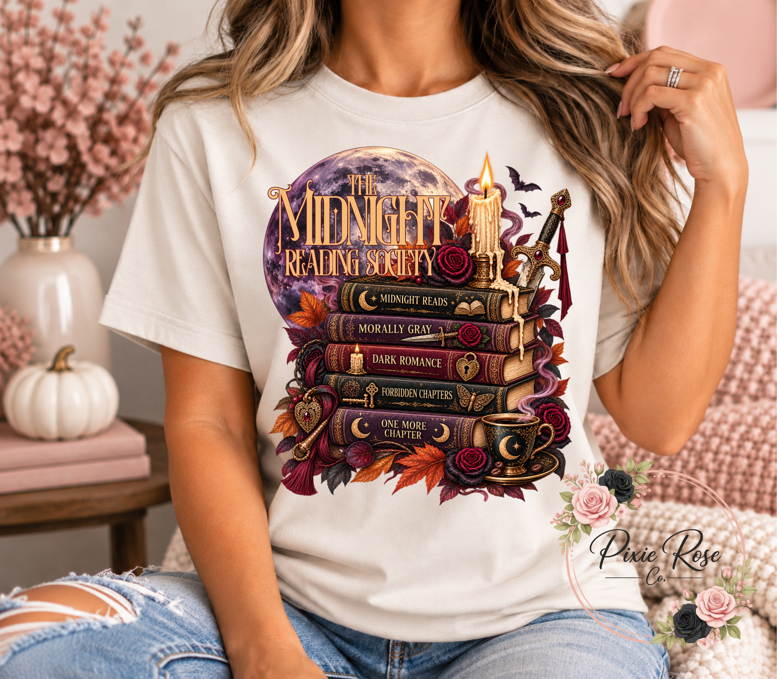 Midnight Reading Society Bookish T-Shirt
