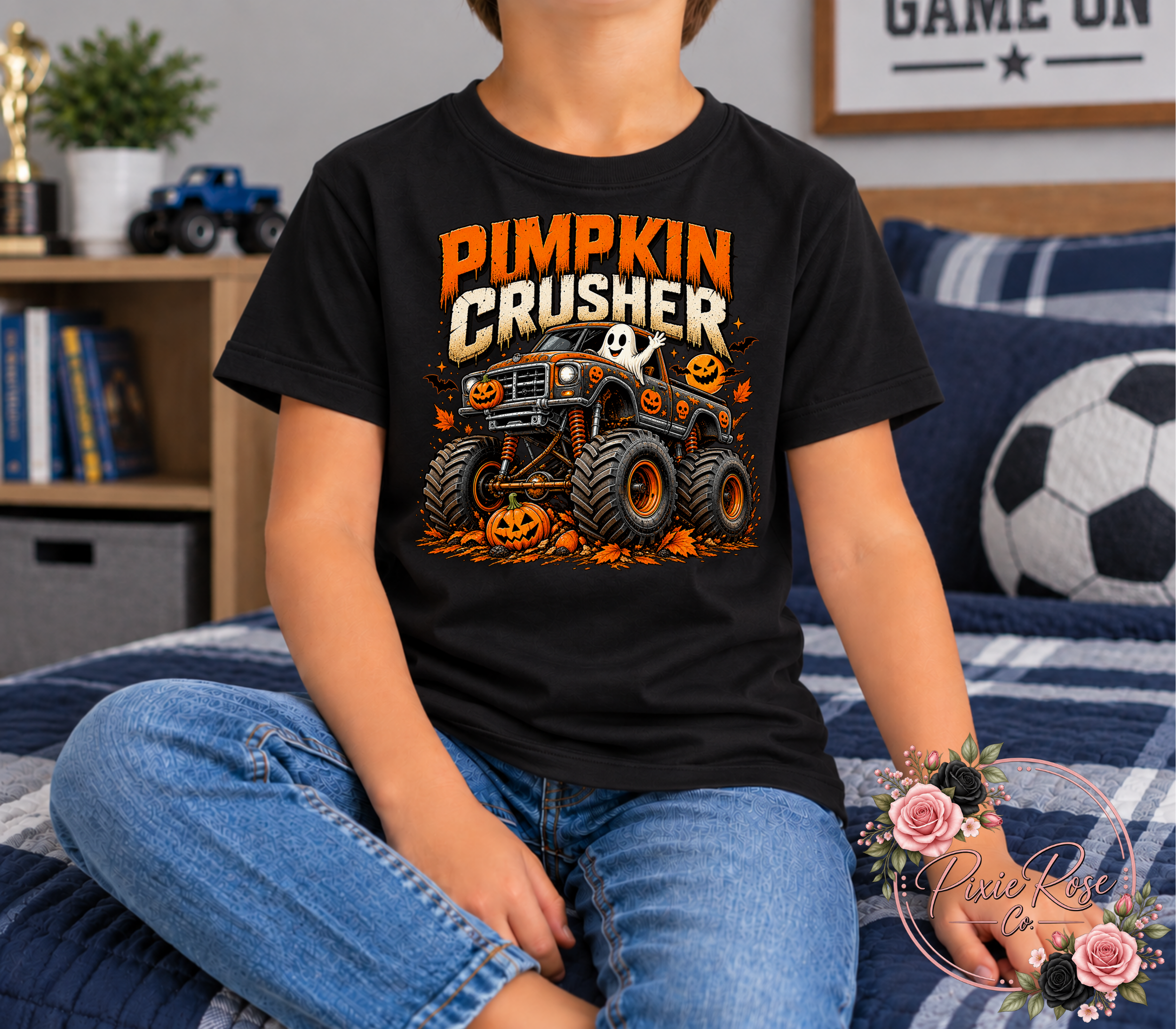 Pumpkin Crusher Kids Youth T-Shirt
