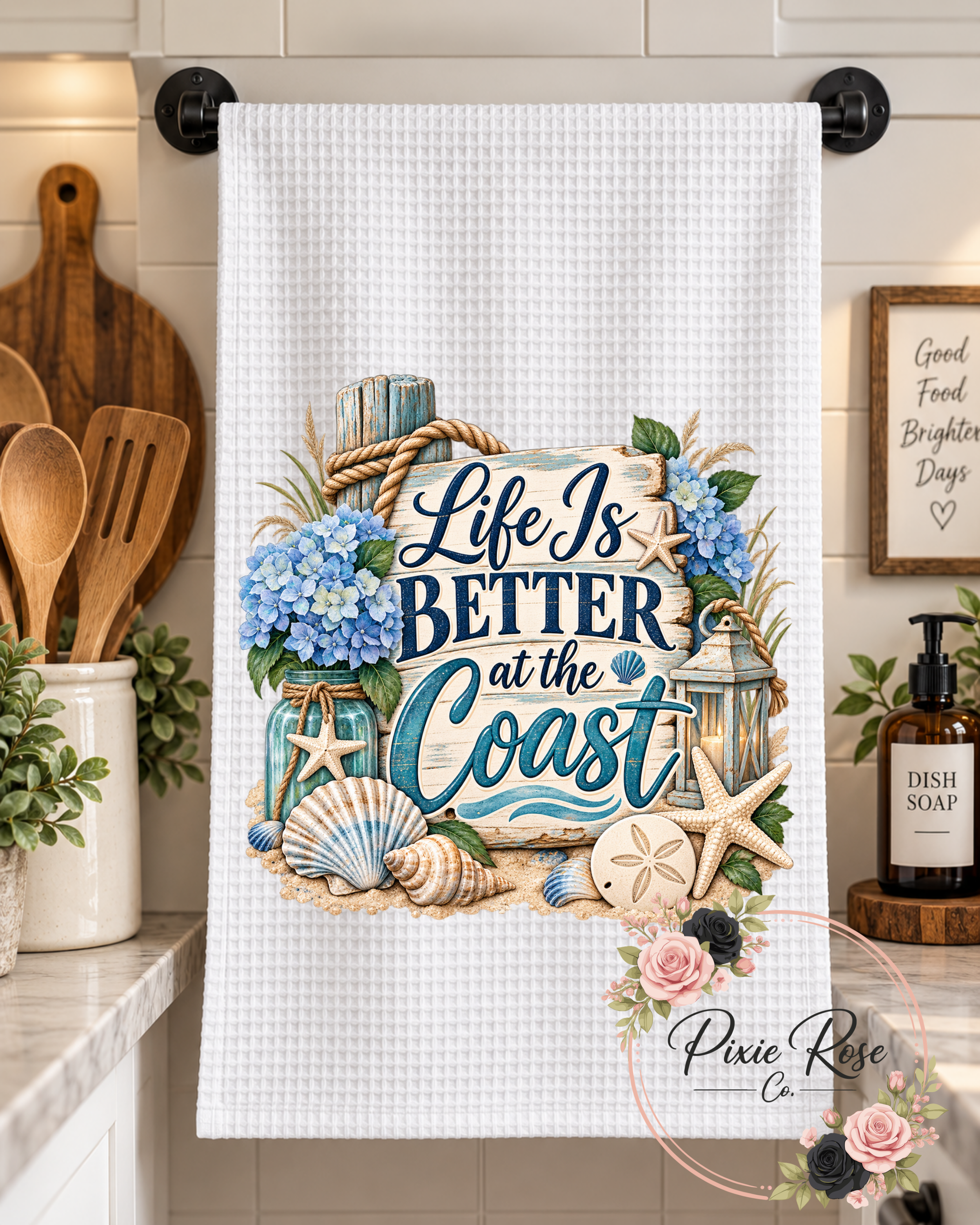 Coastal Kitchen Decorative Towels