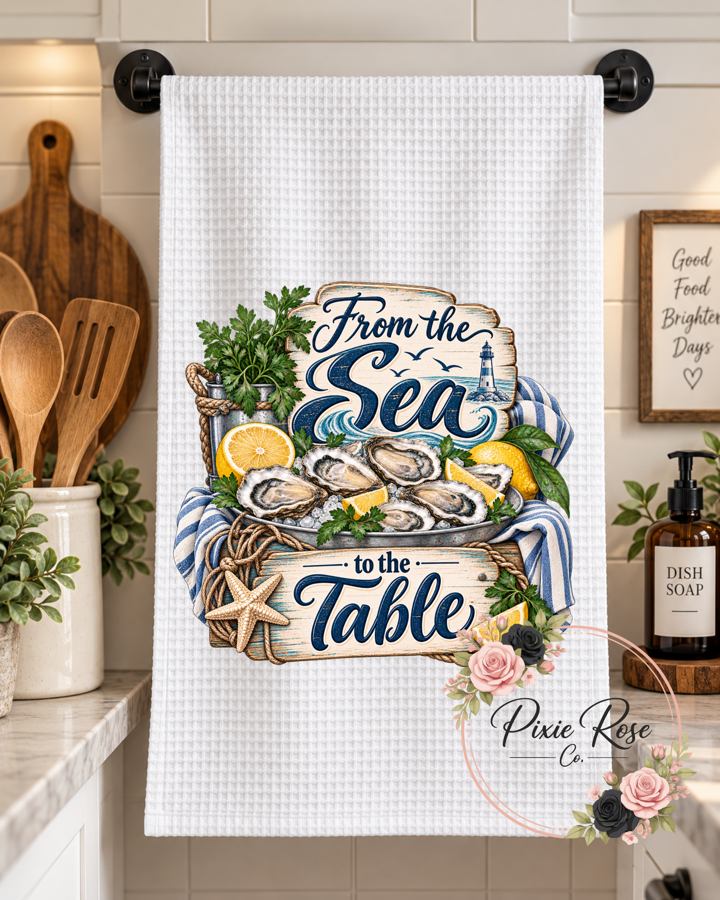 Coastal Kitchen Decorative Towels