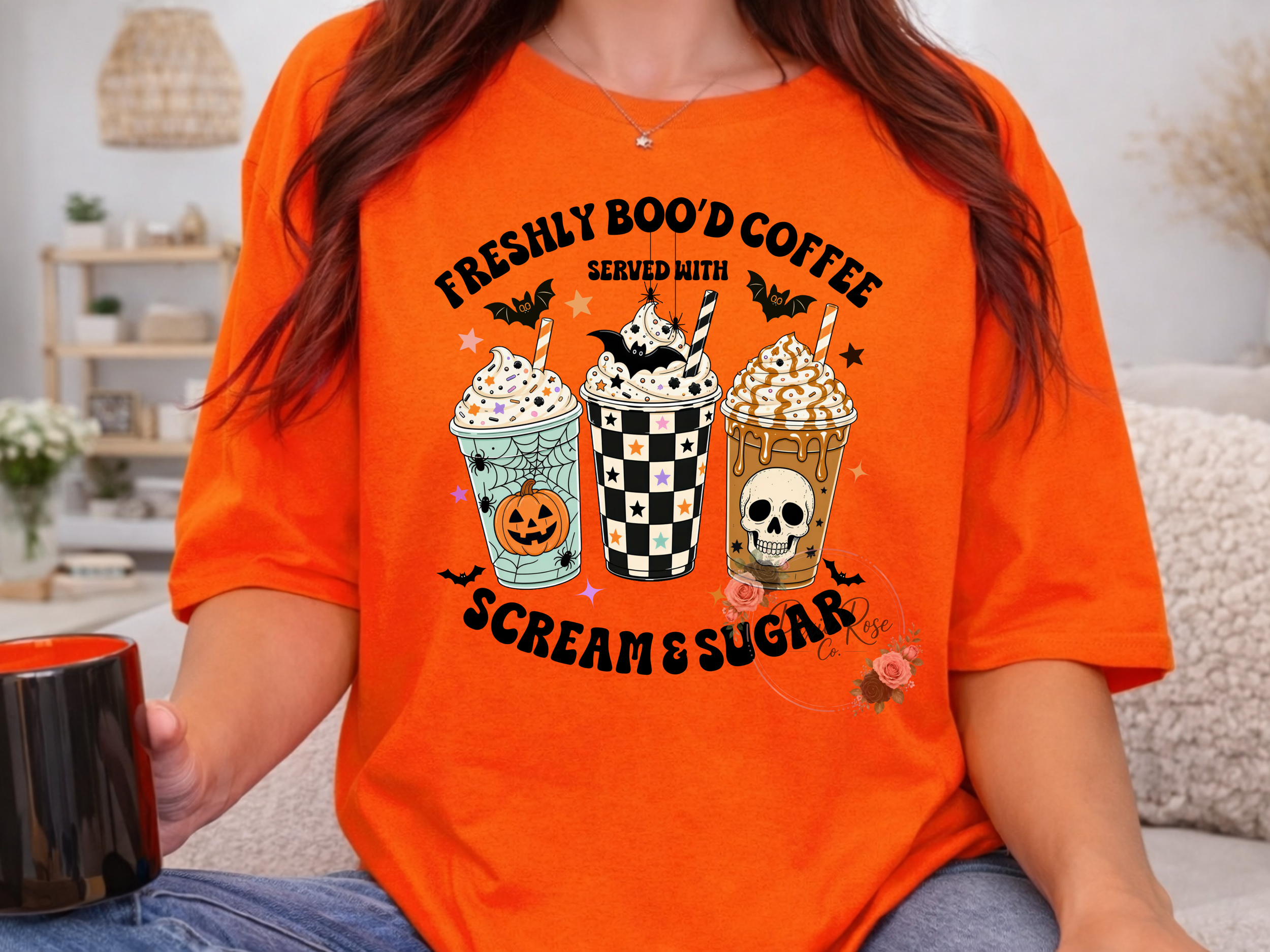 Freshly Boo’d Coffee Halloween T-Shirt