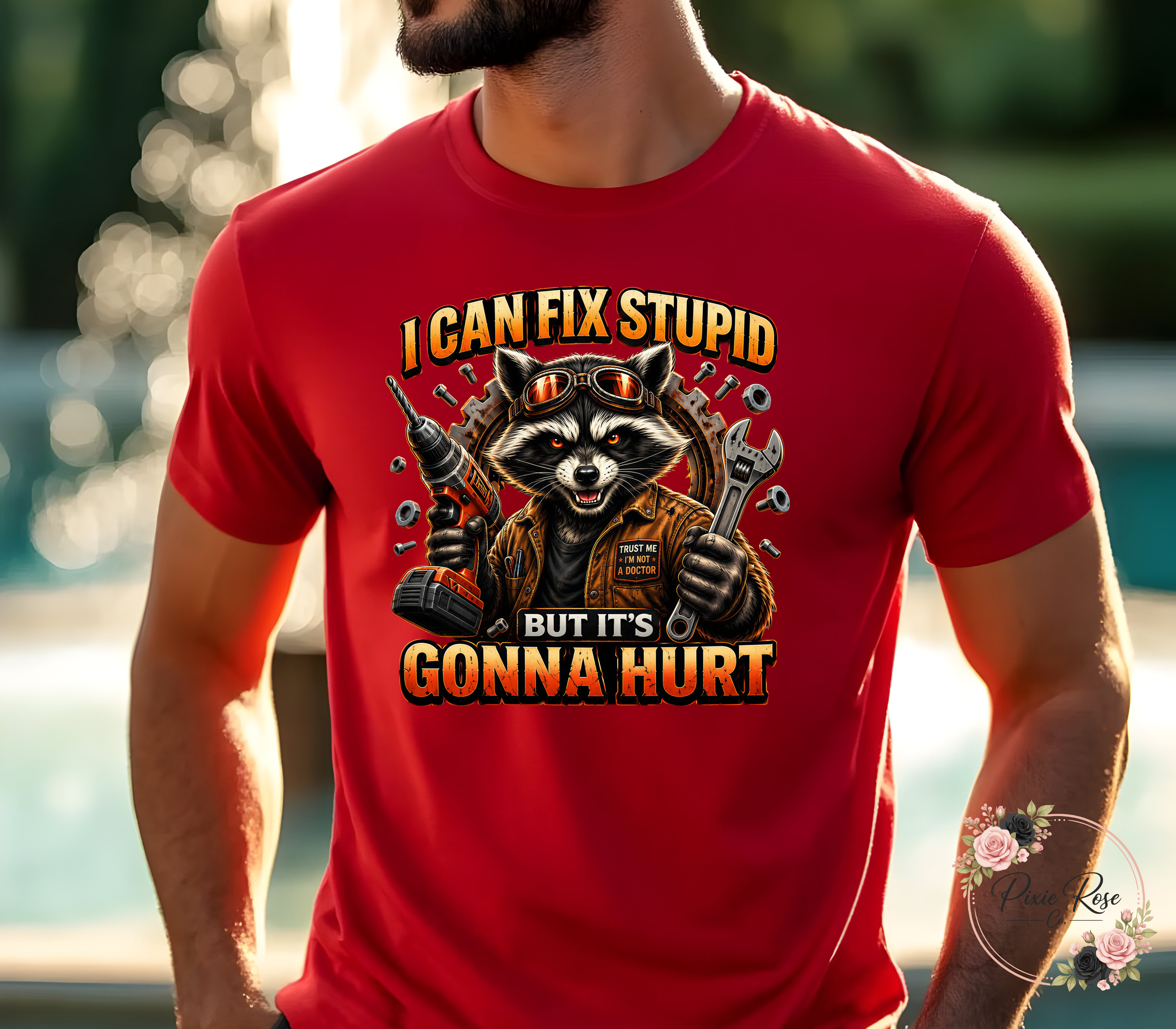 I Can Fix Stupid Funny Adult T-Shirt