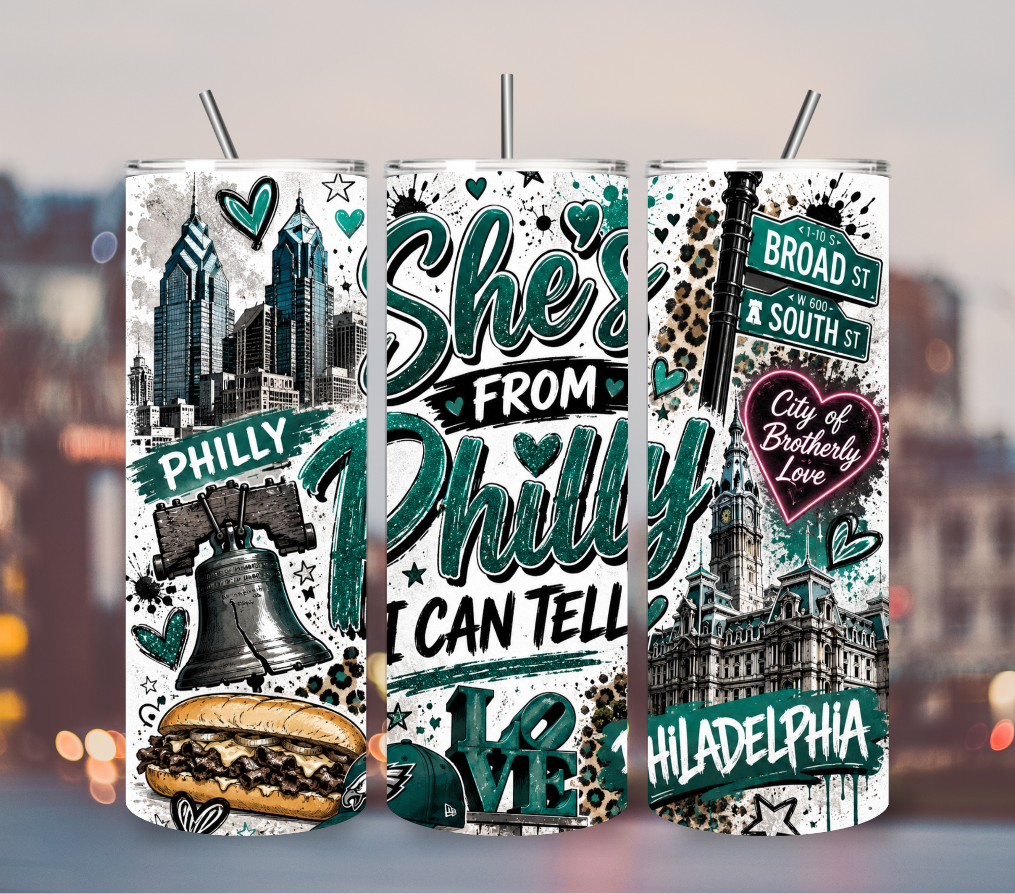 'She's from Philly' Insulated Tumbler