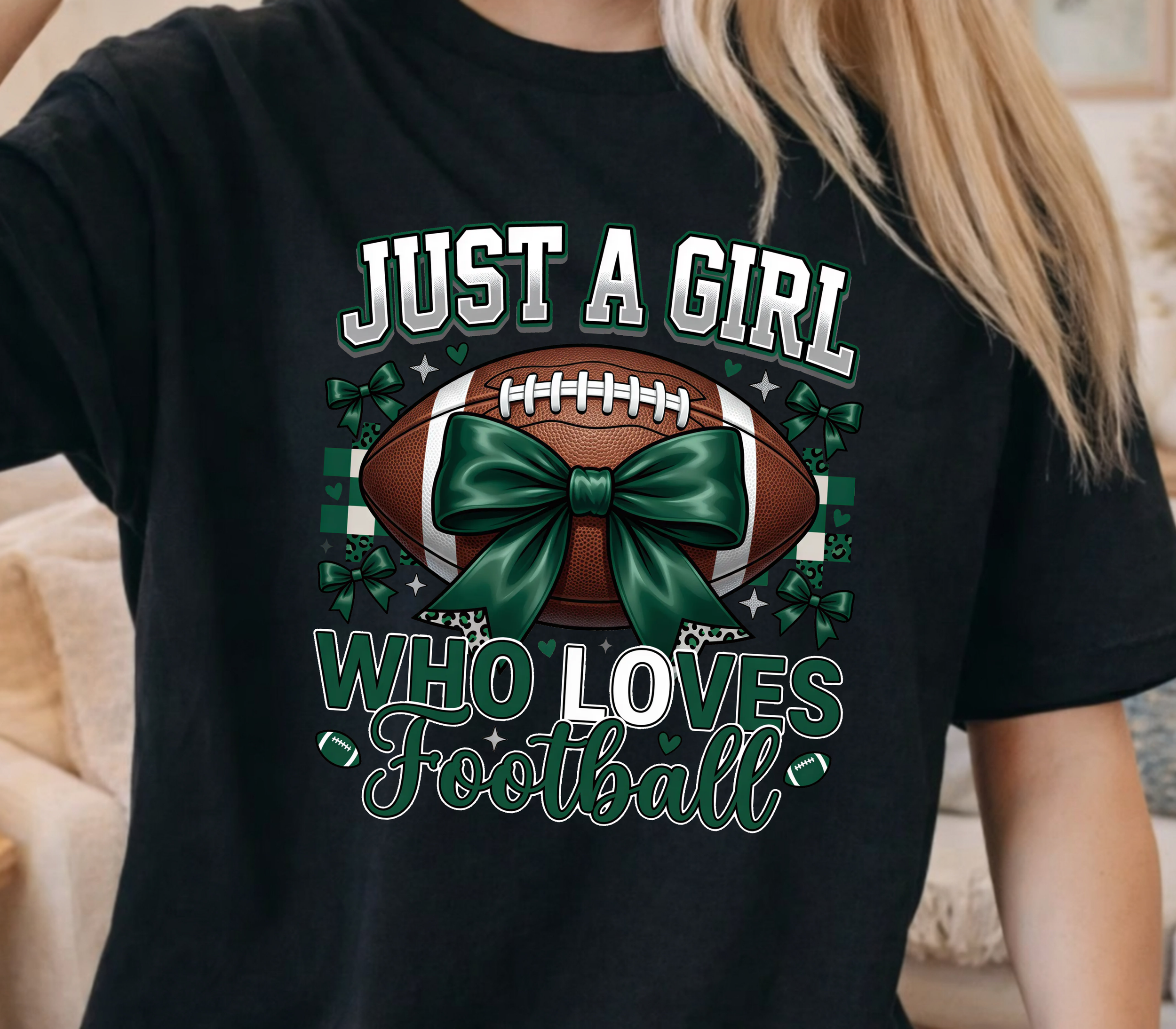 Just a Girl Who Loves Football T-shirt