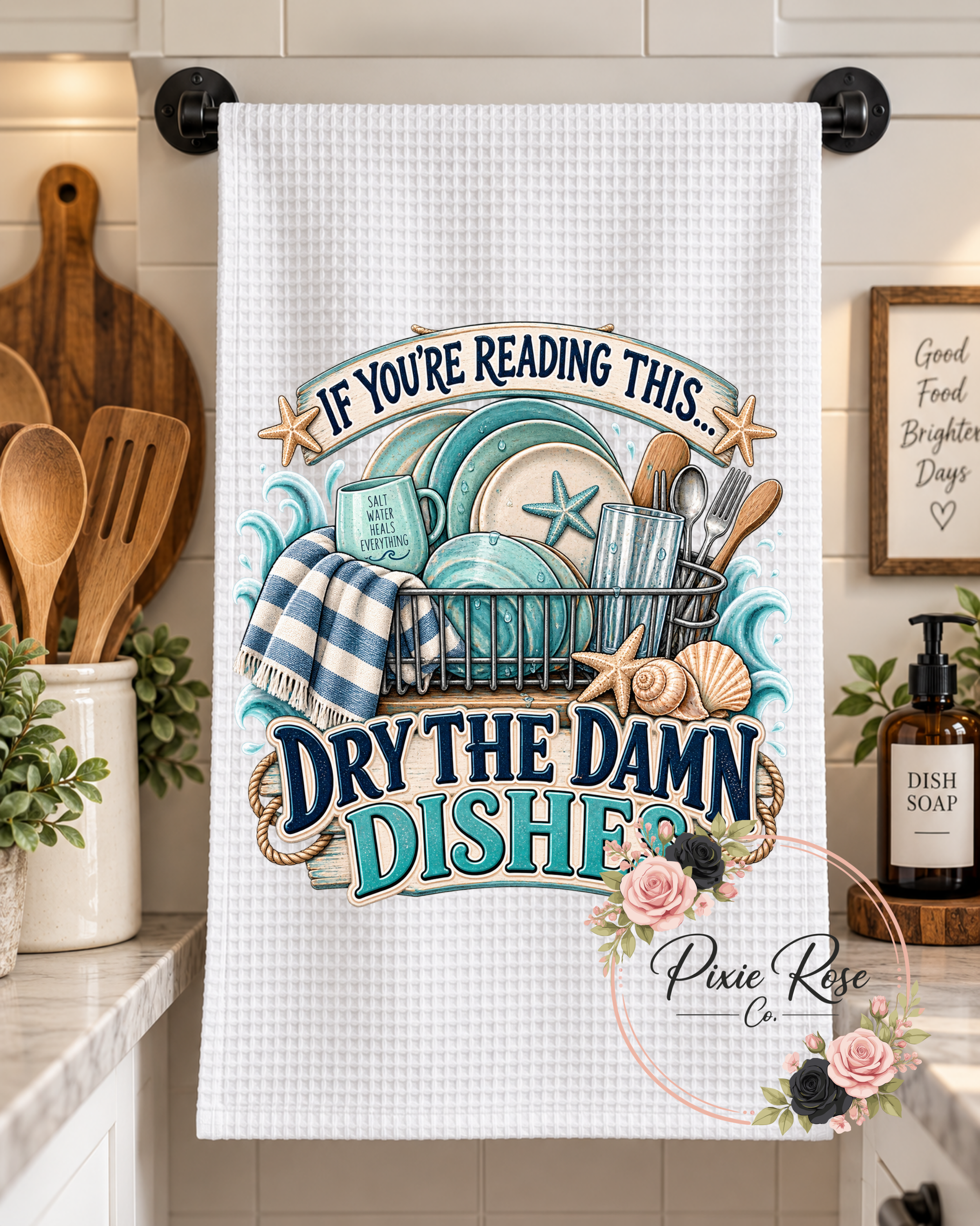 Coastal Kitchen Decorative Towels