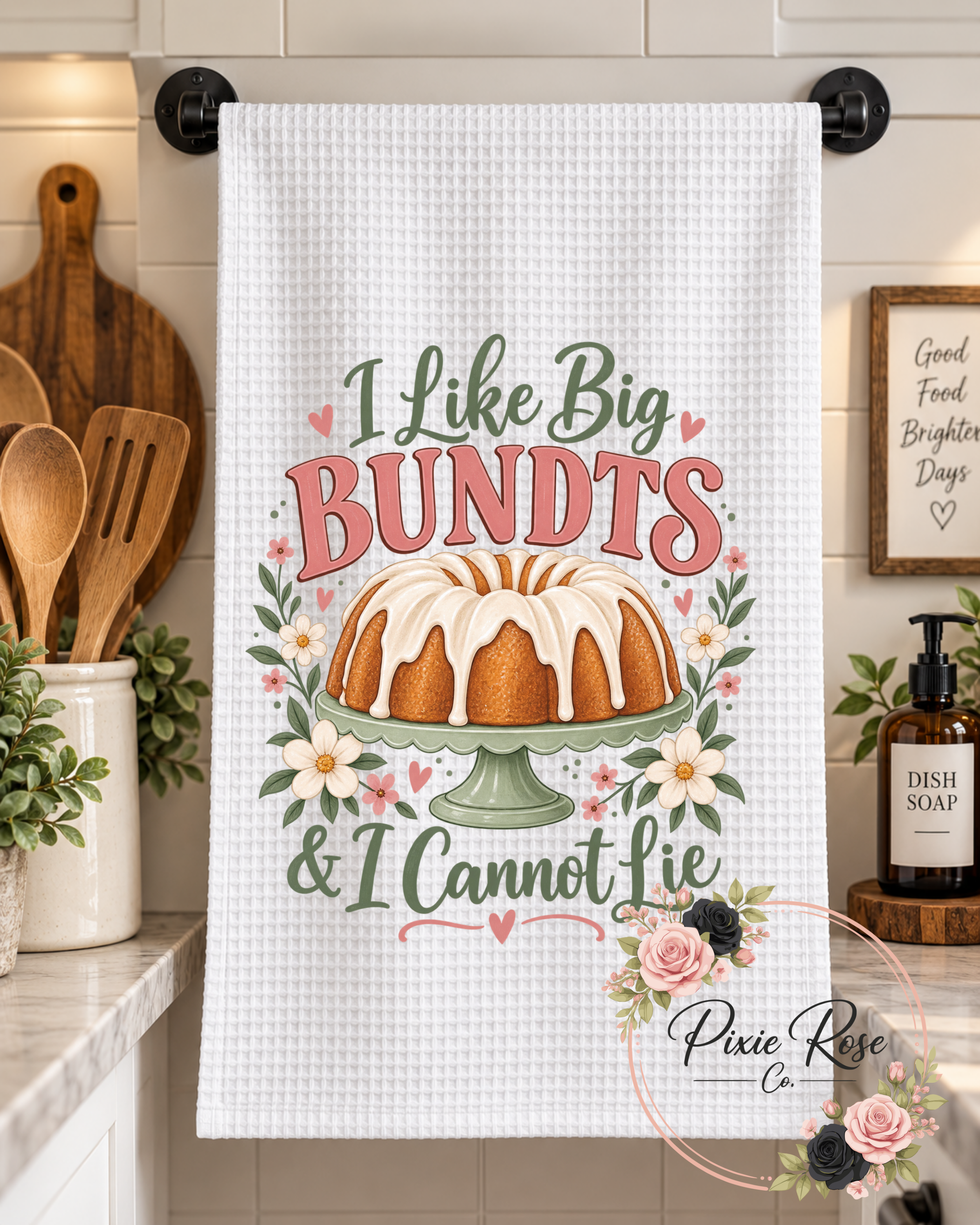 'I Like Big Bundts' Decorative Kitchen Towel