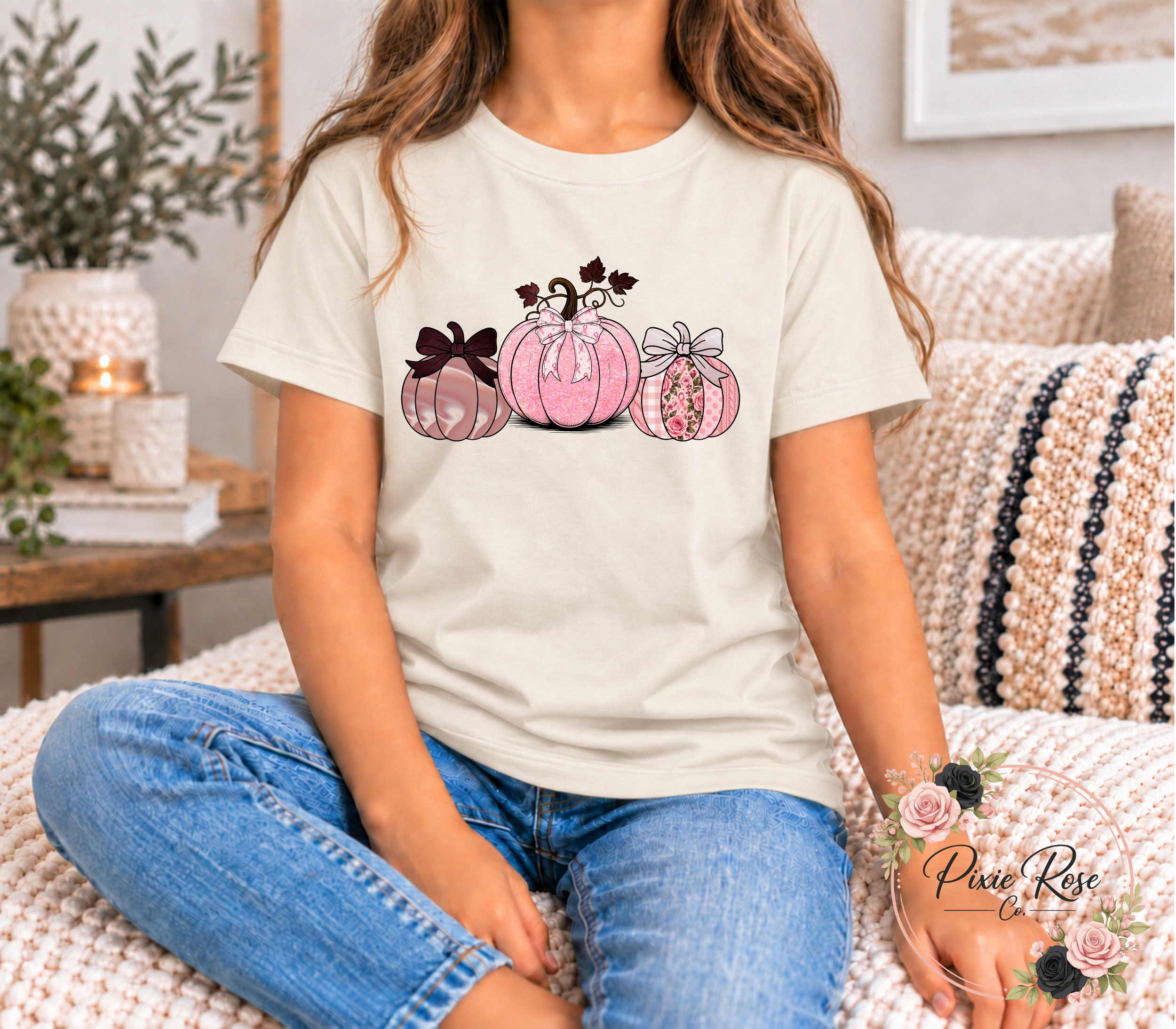 Autumn Pumpkin Shirt- Youth T-Shirt