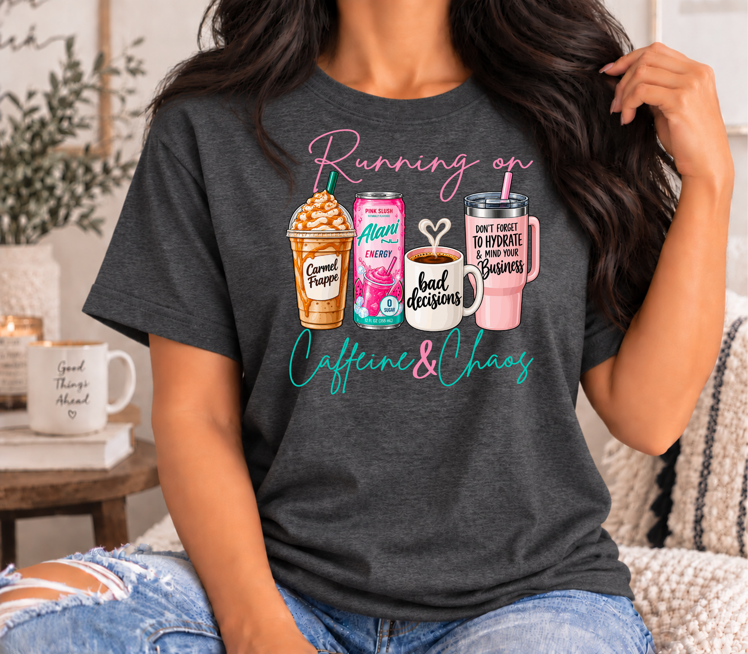 Caffeine & Bad Decisions T-shirt