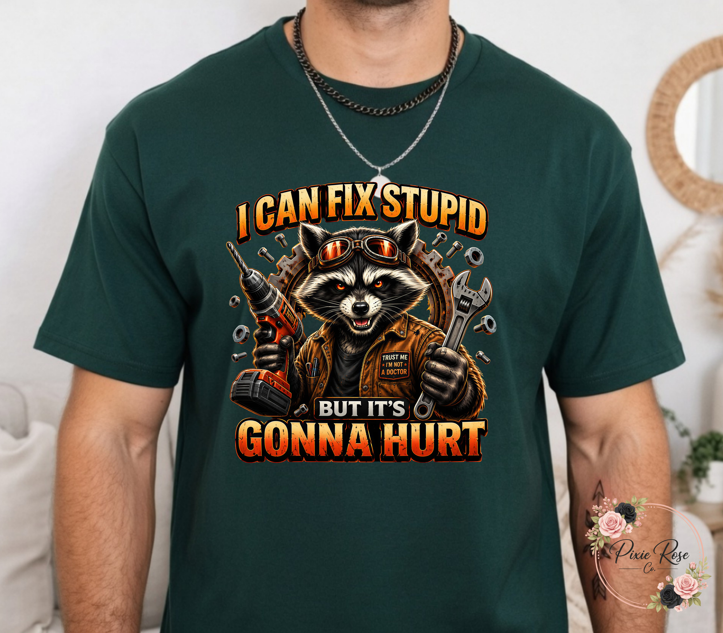 I Can Fix Stupid Funny Adult T-Shirt