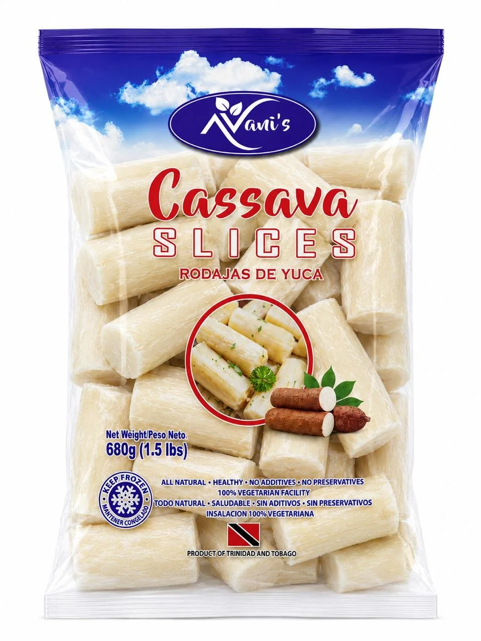 Pre-cooked Cassava Slices