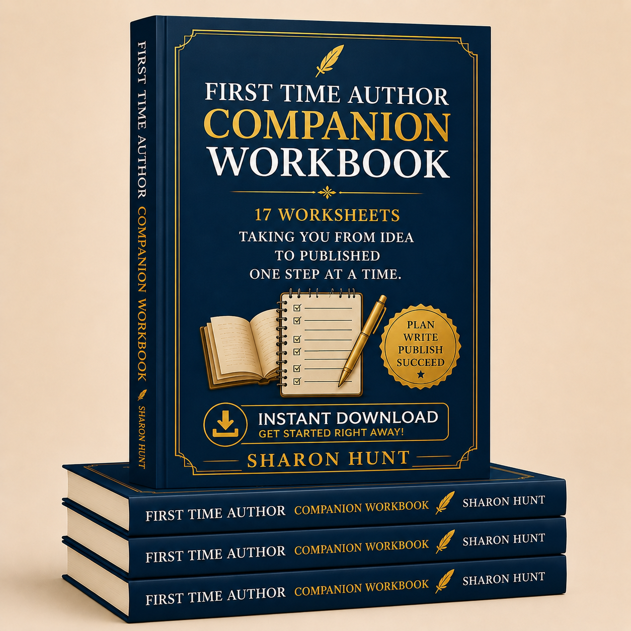 The Companion Workbook First Time Author Blueprint (Instant Download PDF)
