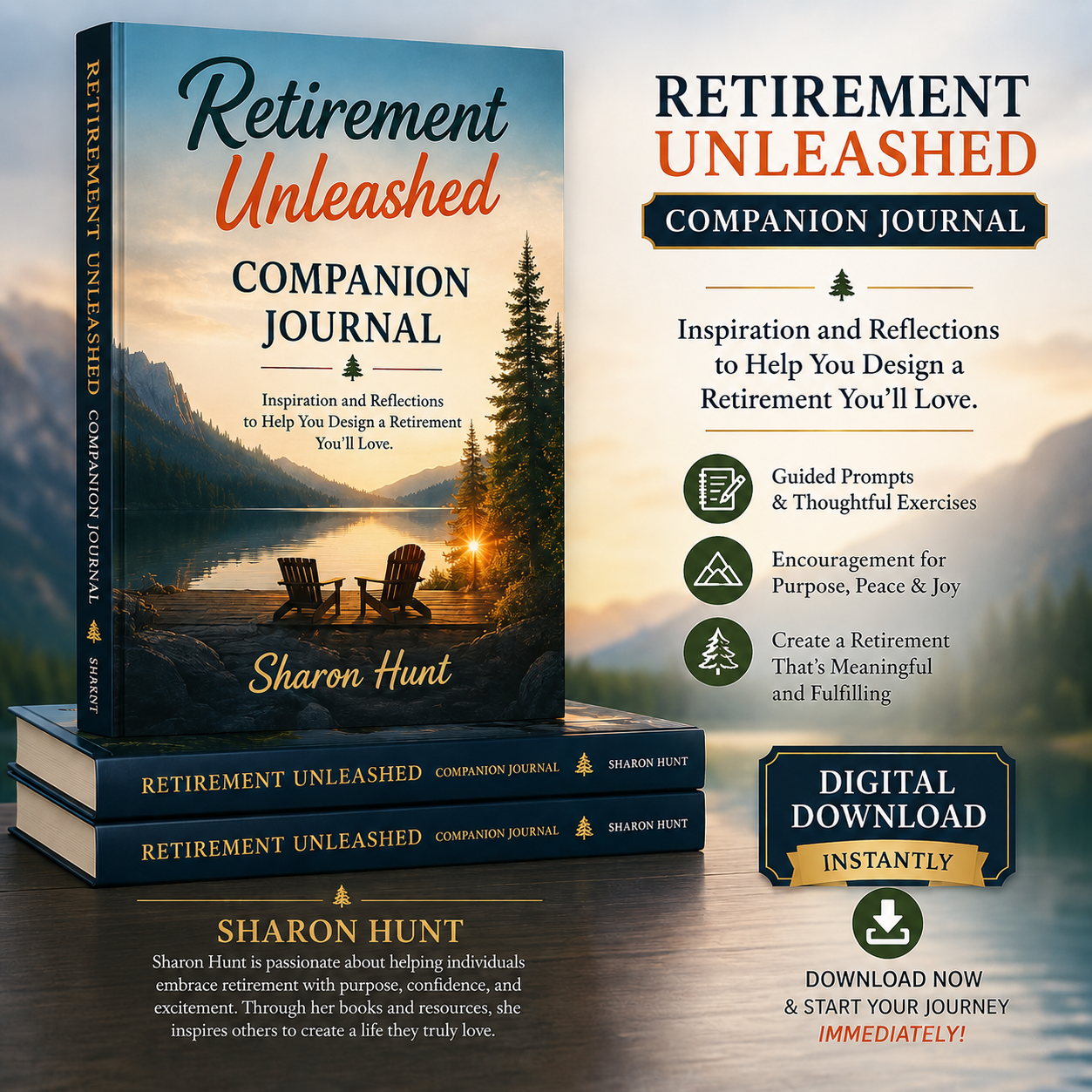 Retirement Unleashed Workbook Journal (Instant Download PDF)