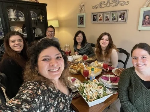 Christmas Day at my leadership's house!
