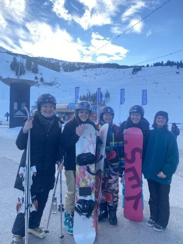 Photo of us snowboarding! 