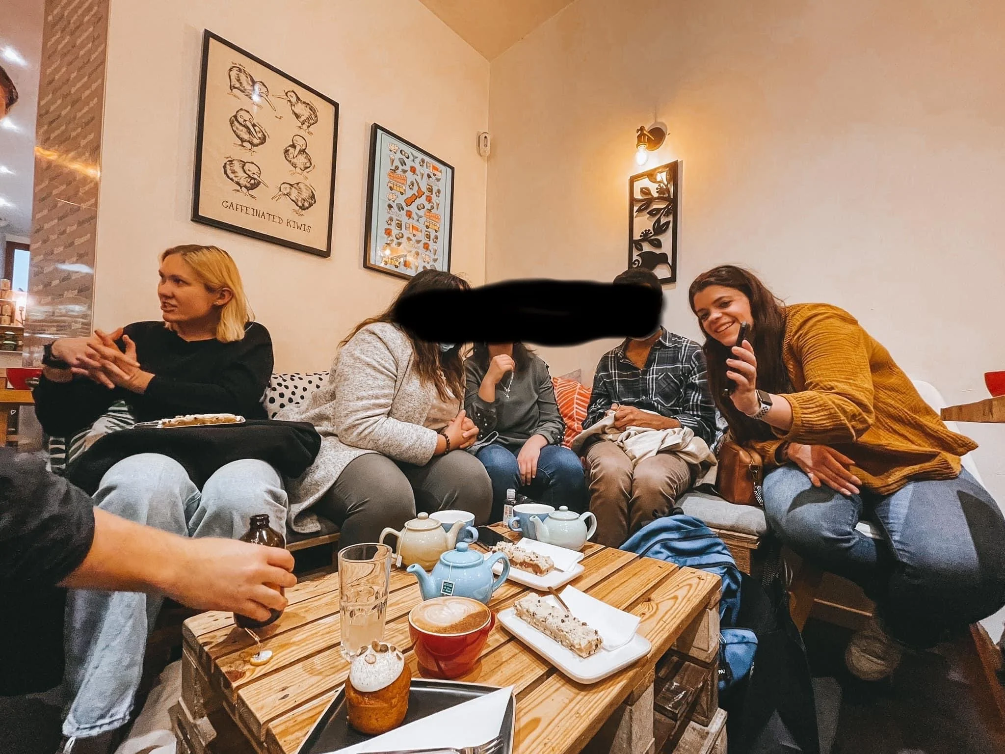 One of our languages exchanges at our favorite coffee shop