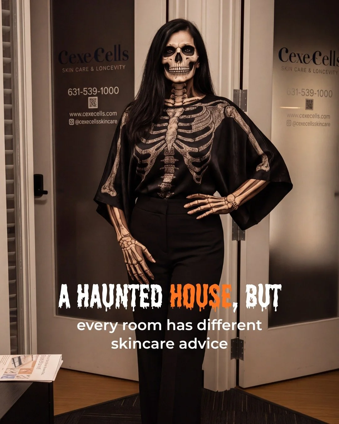 A haunted house, but&hellip; your skincare shelf is full and you still don&rsquo;t know what your skin needs. 👻

Personalized facial care starts with understanding your skin, your habits and building home rituals you can keep. At CexeCells Skin Care