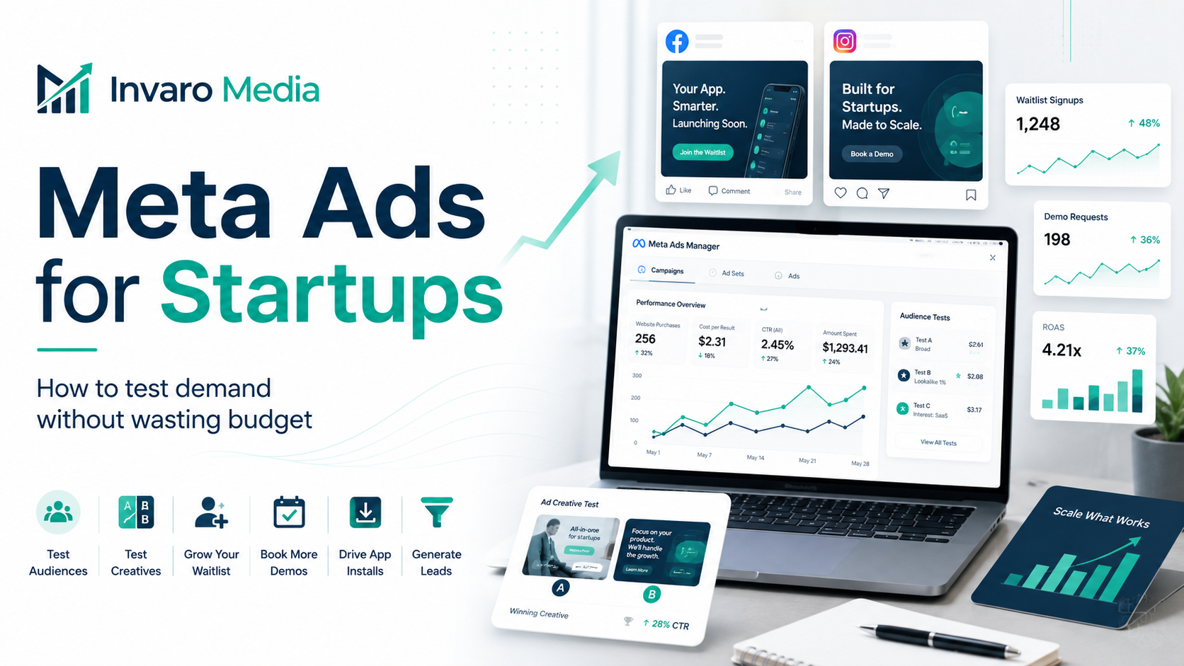 Meta Ads for Startups: How to Test Demand Without Wasting Budget