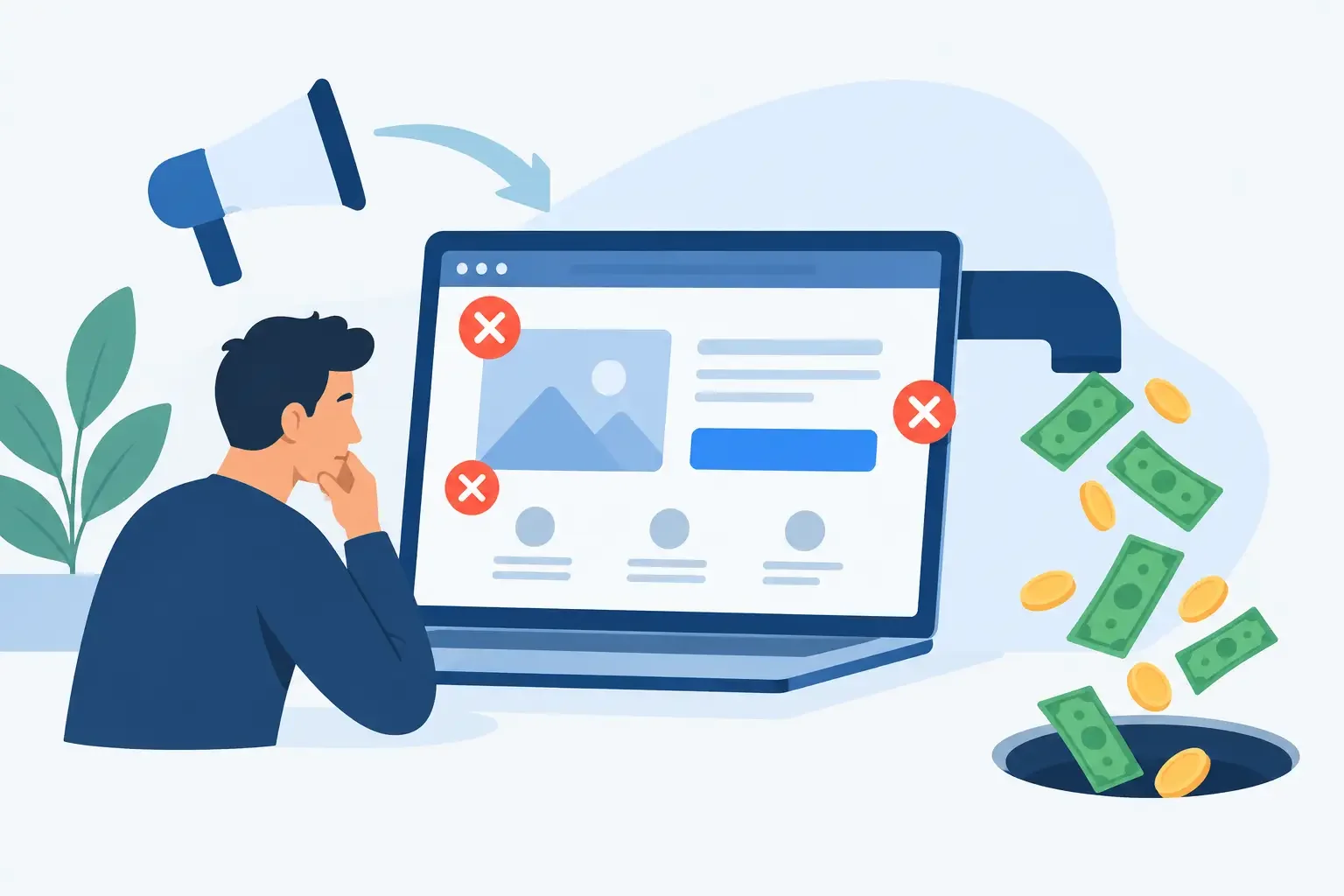 Top Landing Page Mistakes That Waste Ad Spend