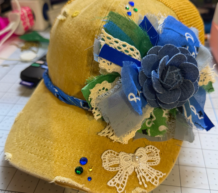 Handmade Decorated Caps