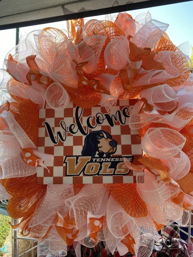 Tennessee Vols Welcome Deco Mesh Wreath