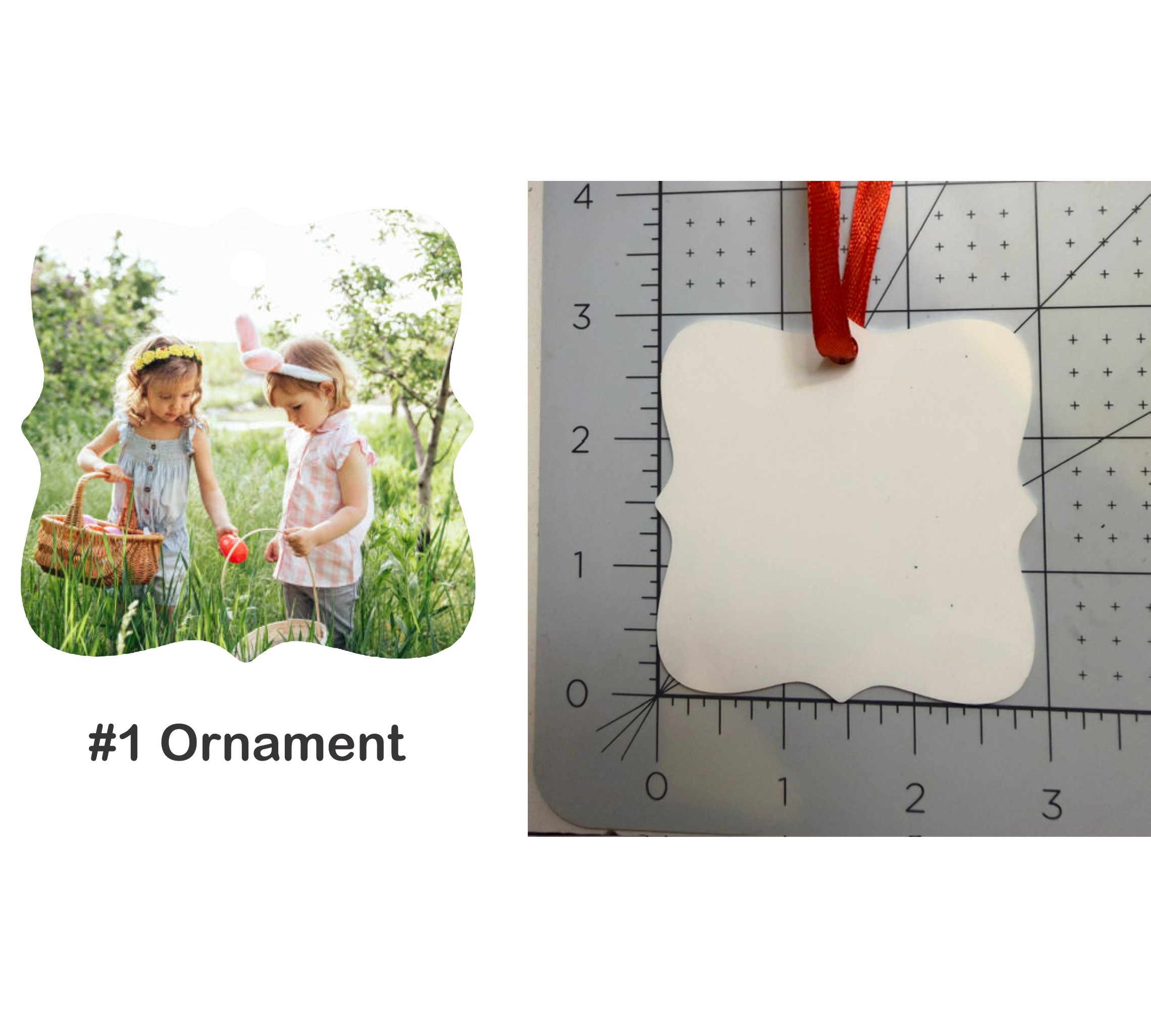 Custom Double-Sided Photo Ornament