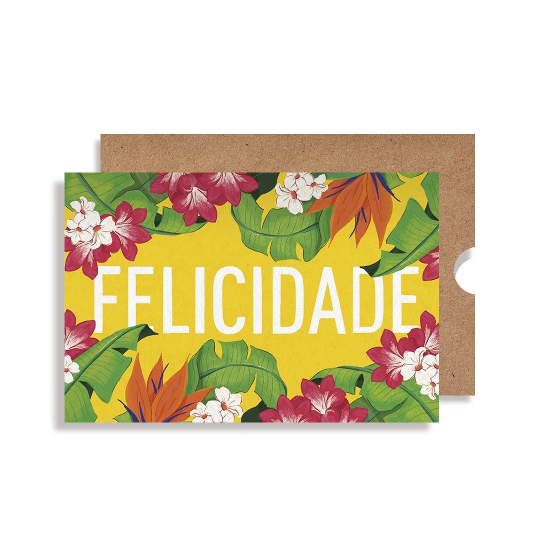 Cartão Felicidade