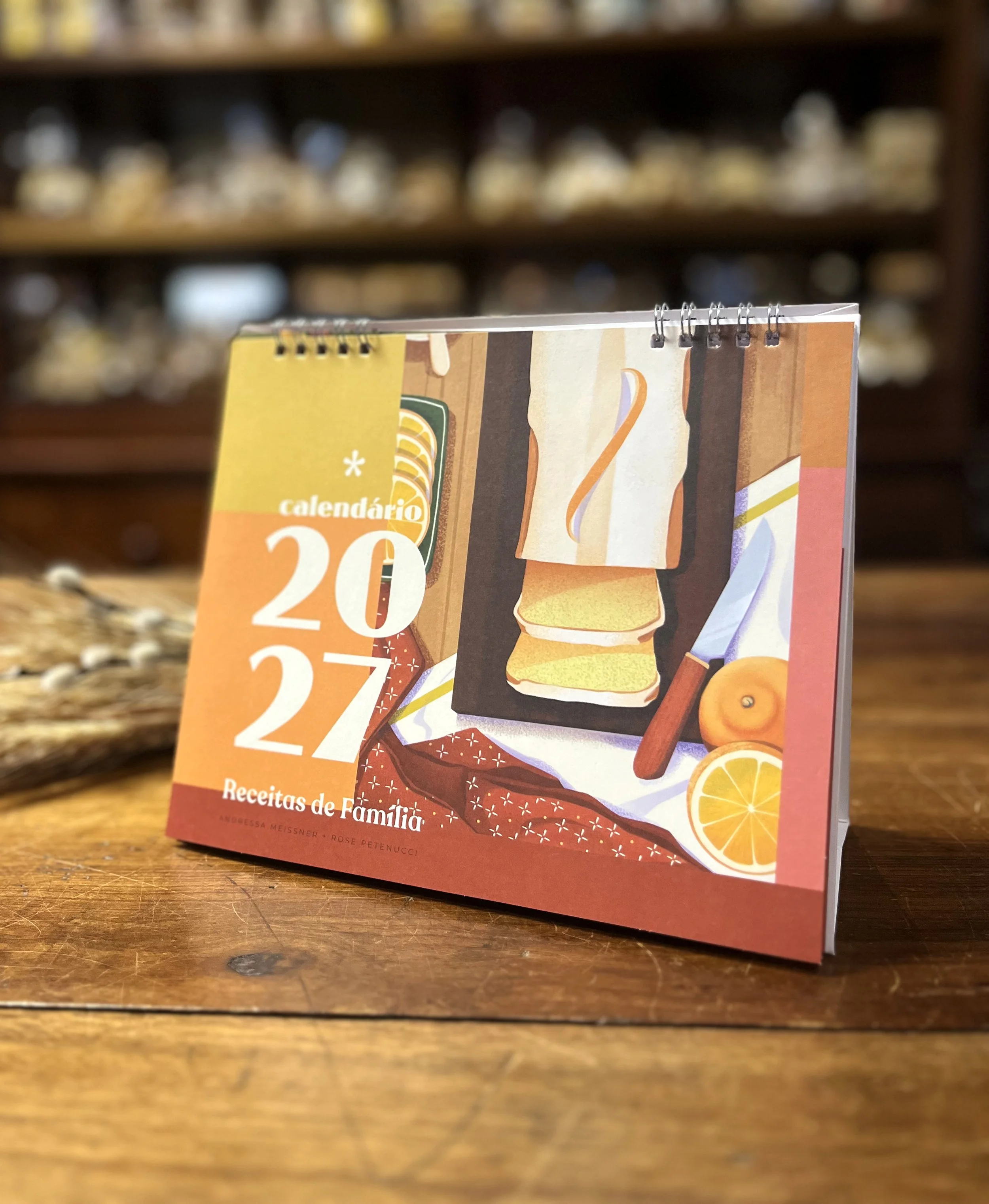 Calendário 2027 - Receitas de família