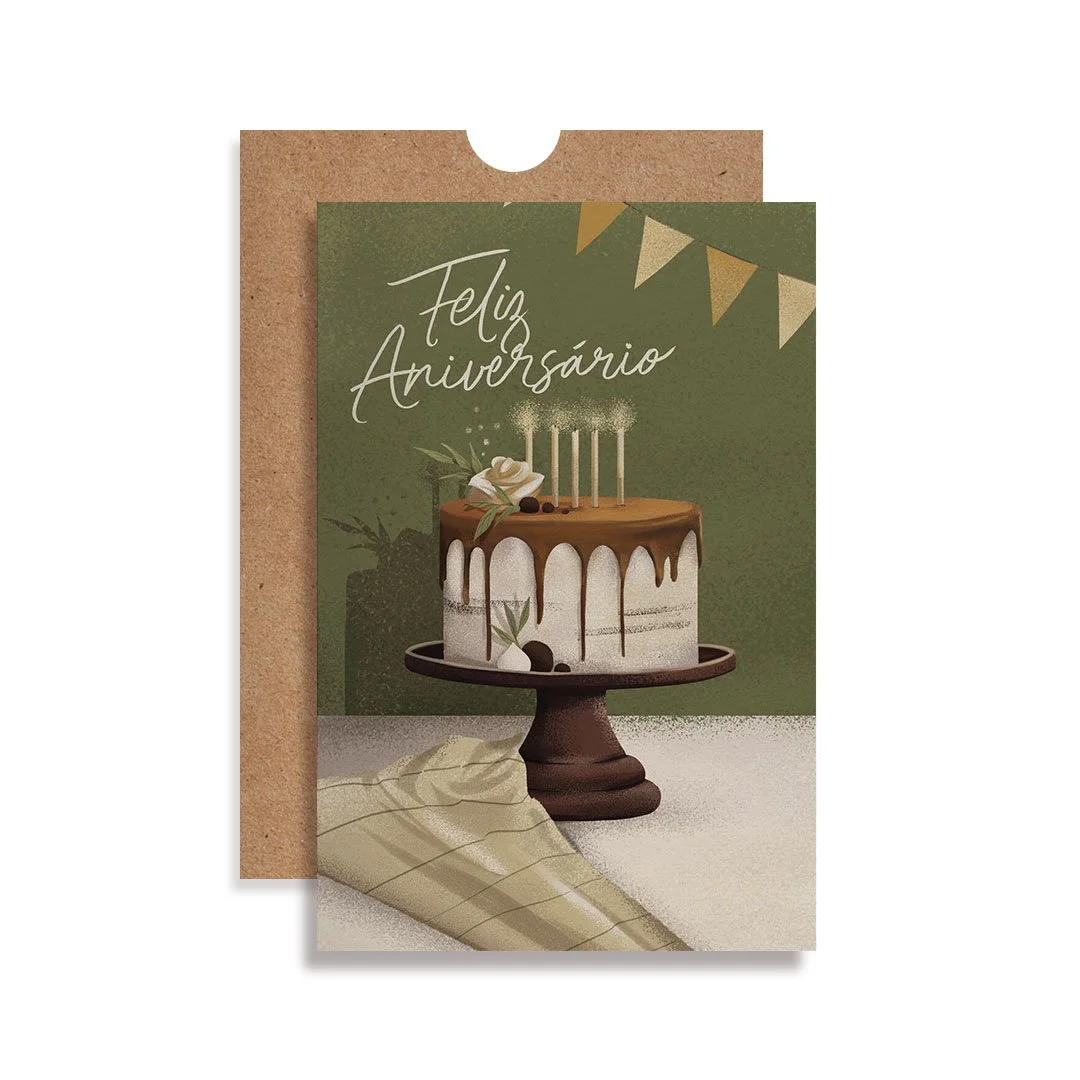 Cartão Feliz Aniversário