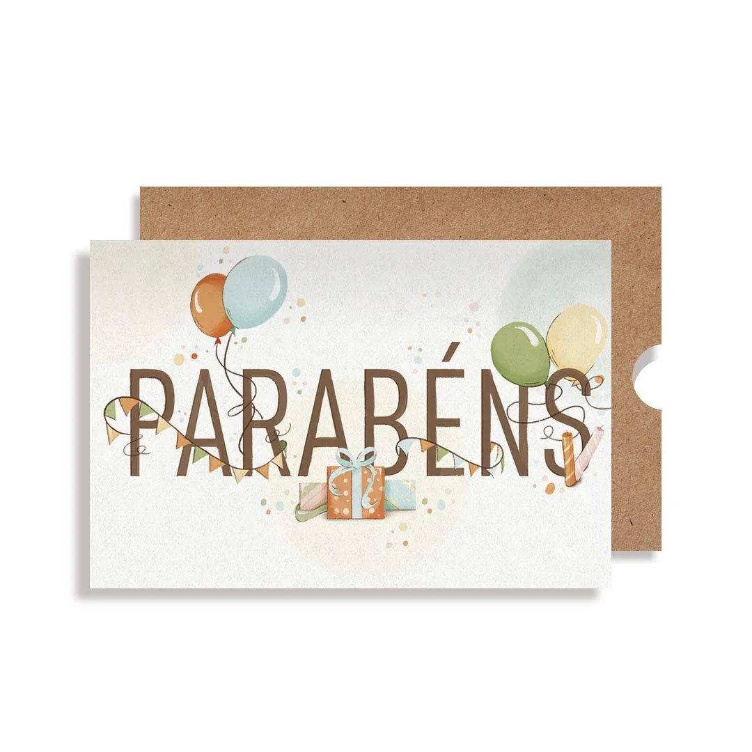 Cartão Parabéns