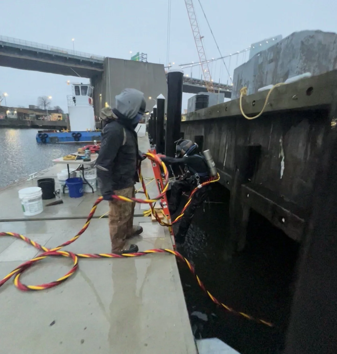 URBAN WATERFRONT REHABILITATION: PILE JACKETS