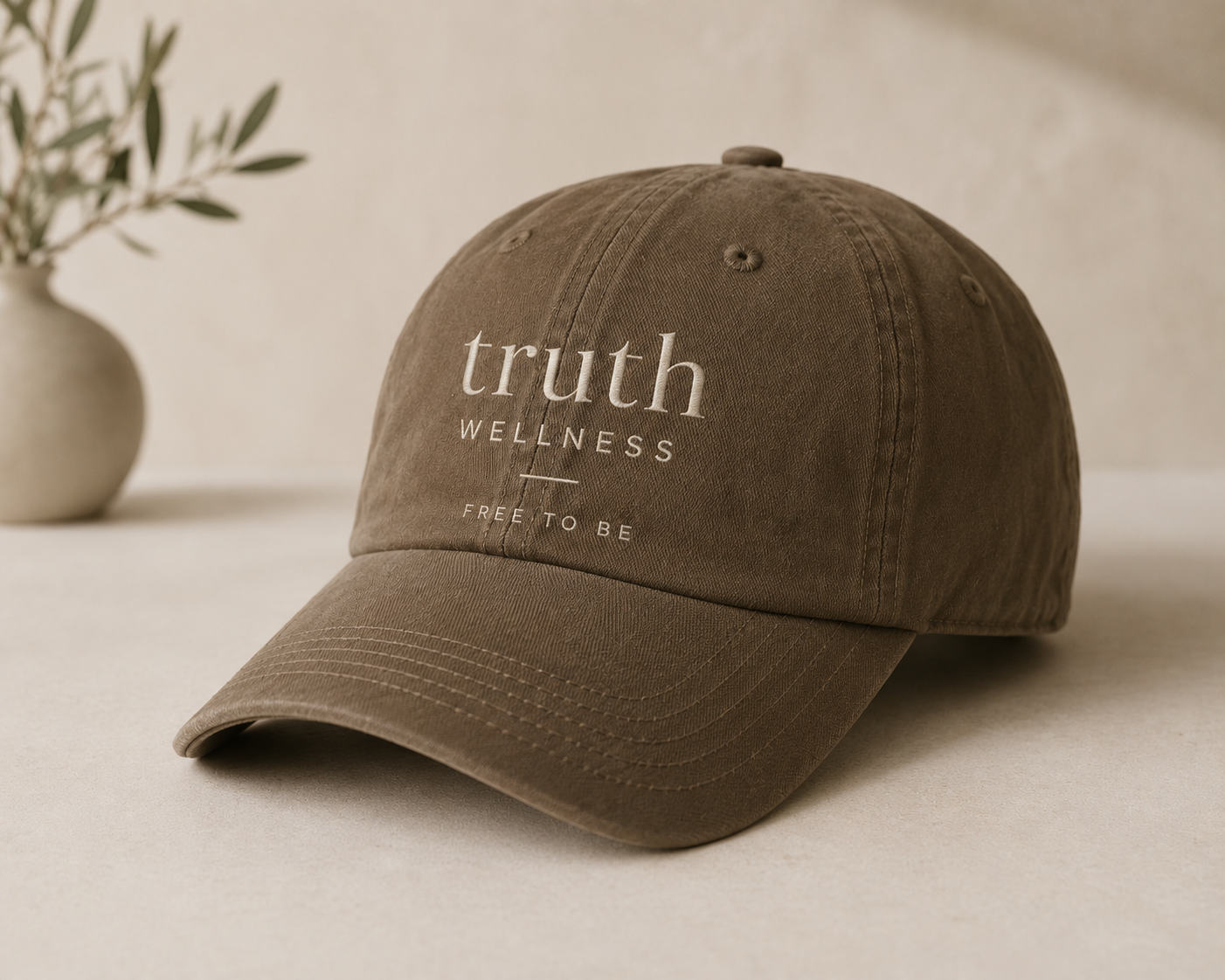 Beige Truth Unisex Baseball Cap