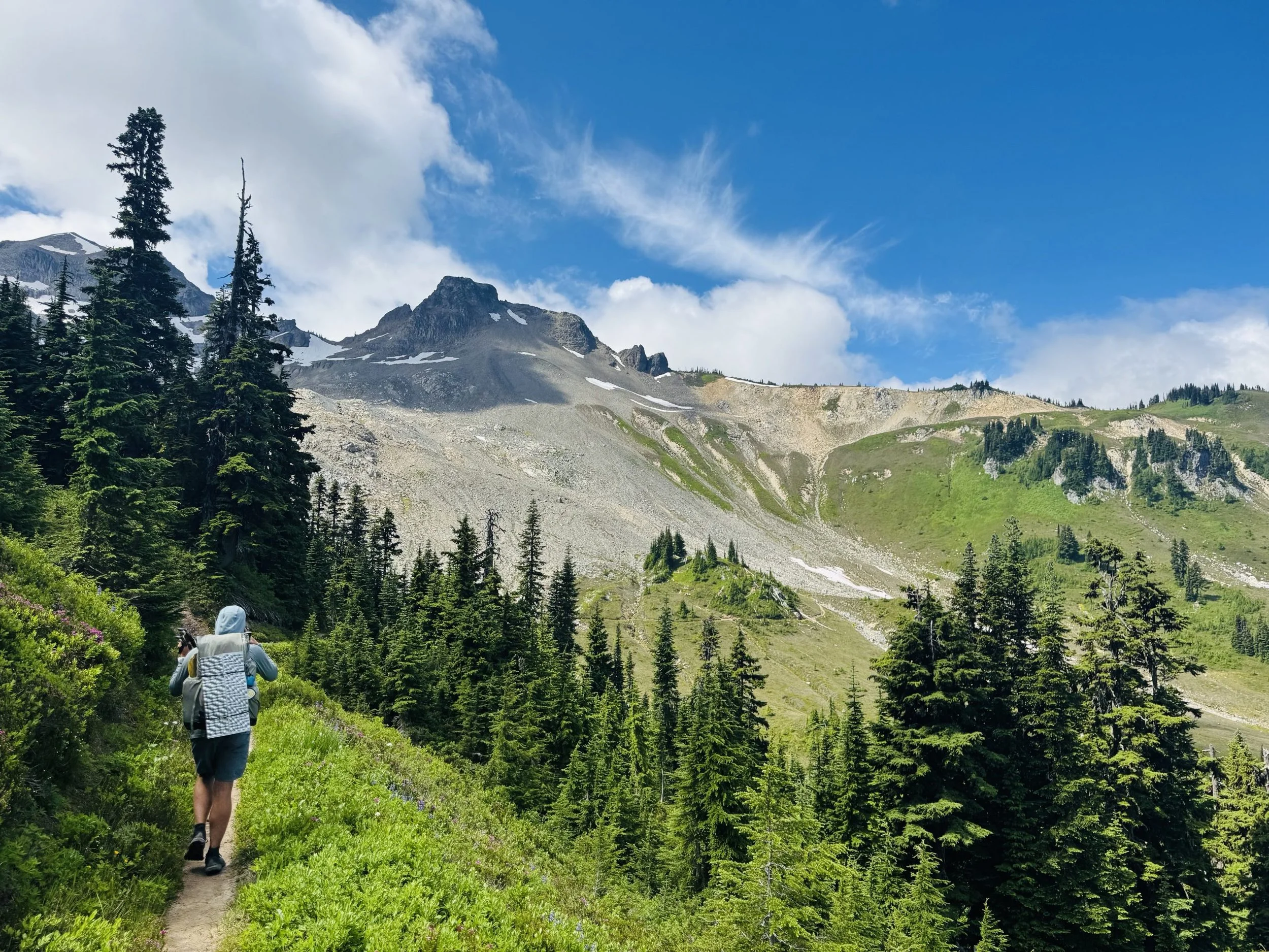 Hiking Over the Pass