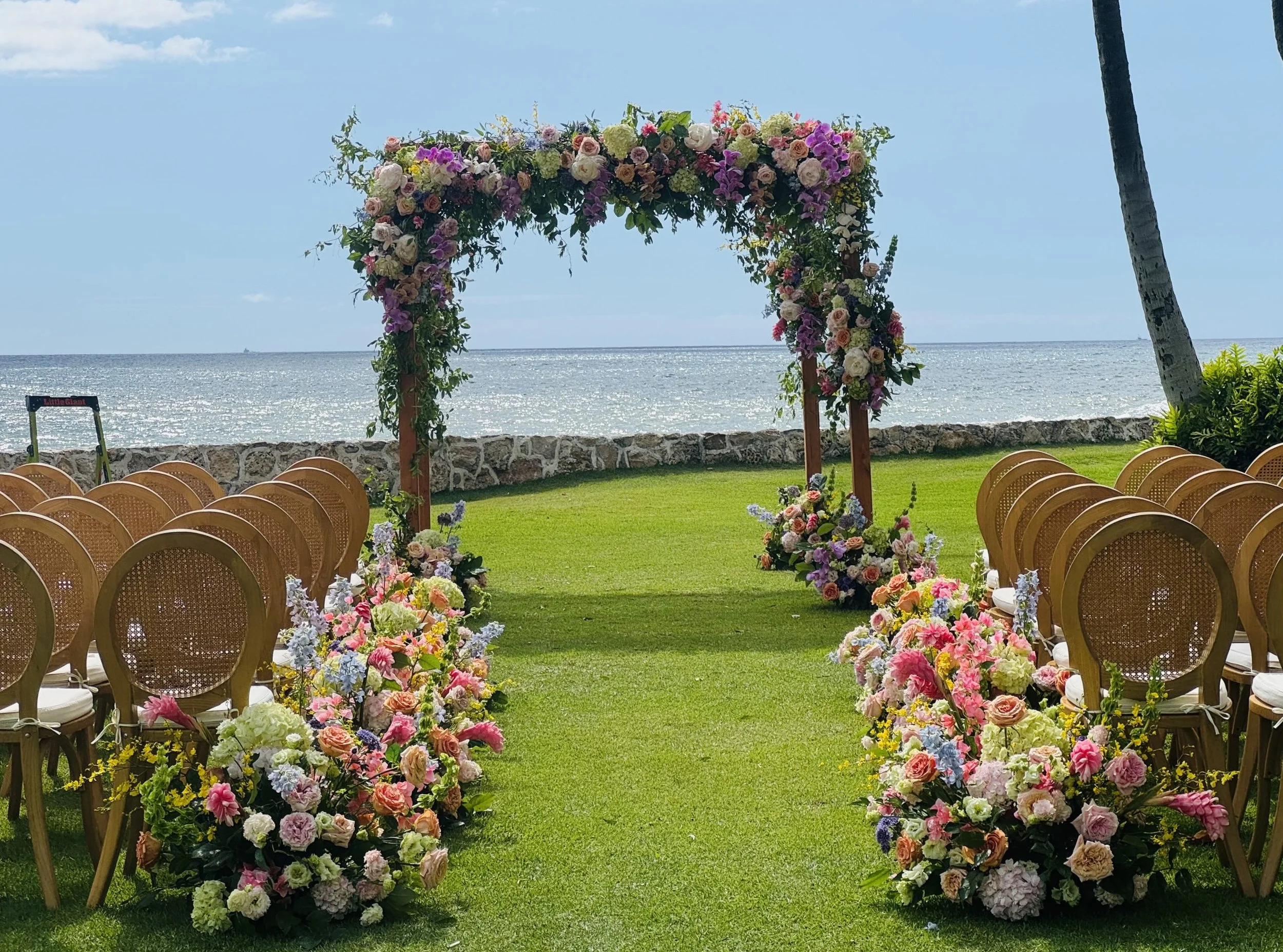 Floral Arch Love Letter Weddings