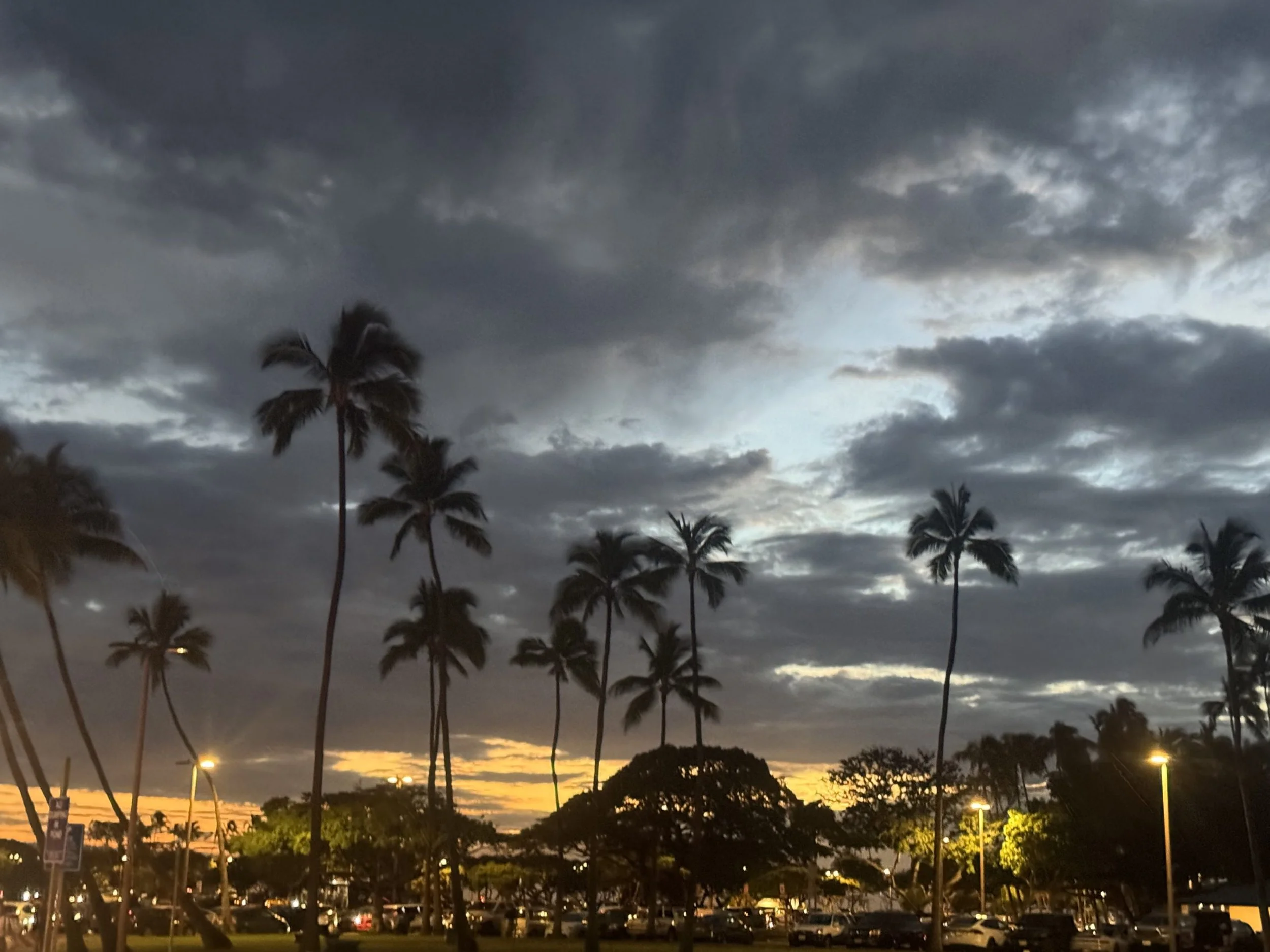 Ala Moana Park - Sunset