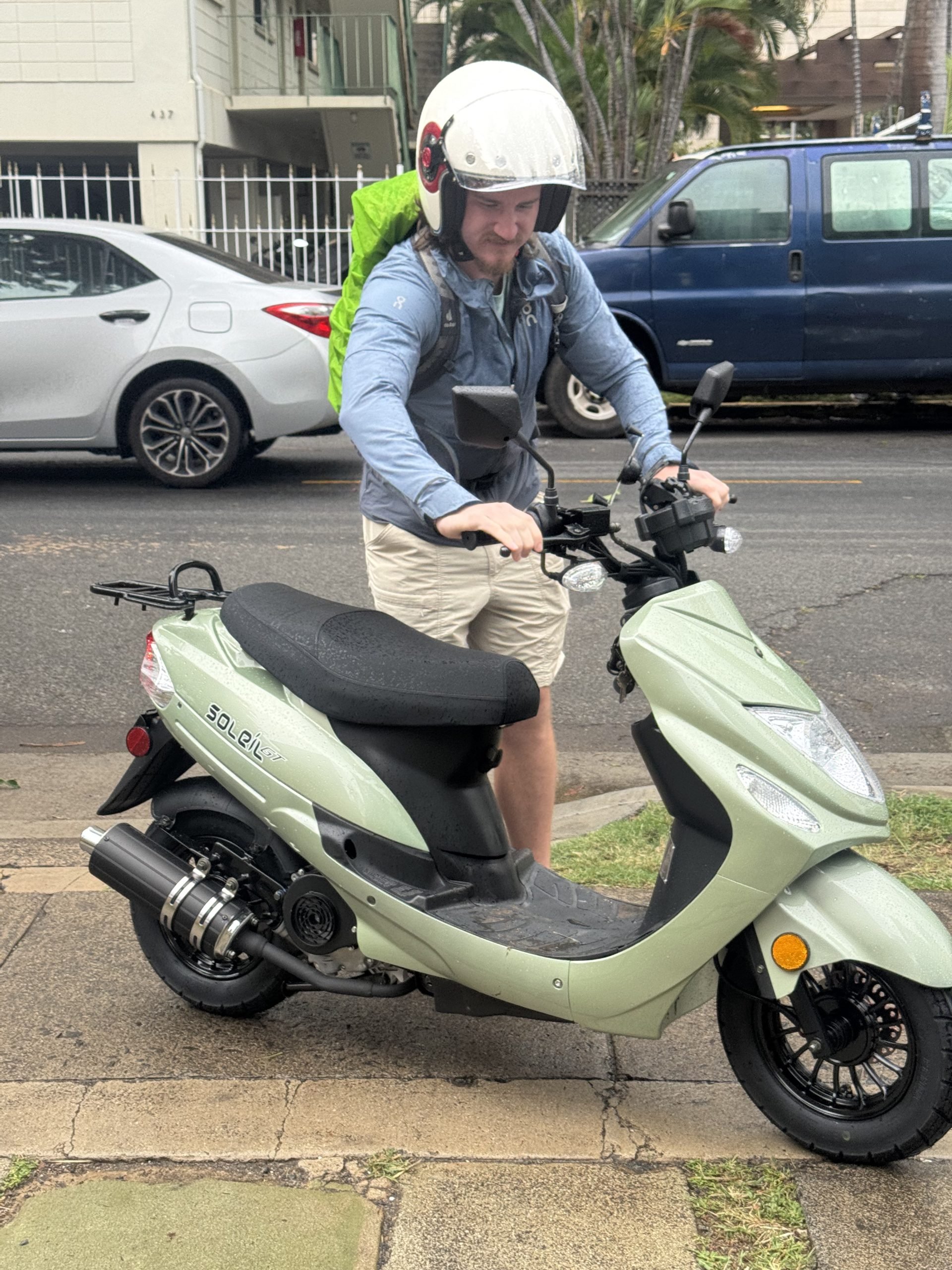 Neapolitan's New Moped