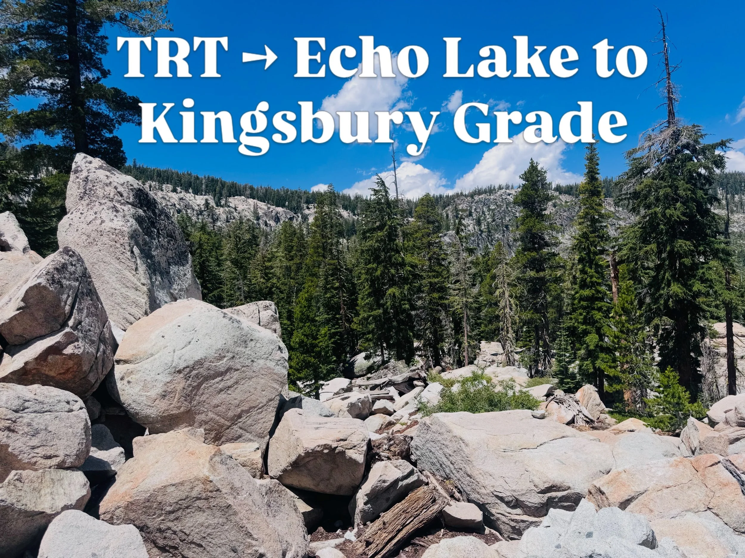 My hike didn&rsquo;t start immediately after my short section hike in Etna and Seiad Valley. I met up with my friend in Sacramento and we planned to hike out together on the Tahoe Rim Trail, but our first night there were some summer storms. Thankful