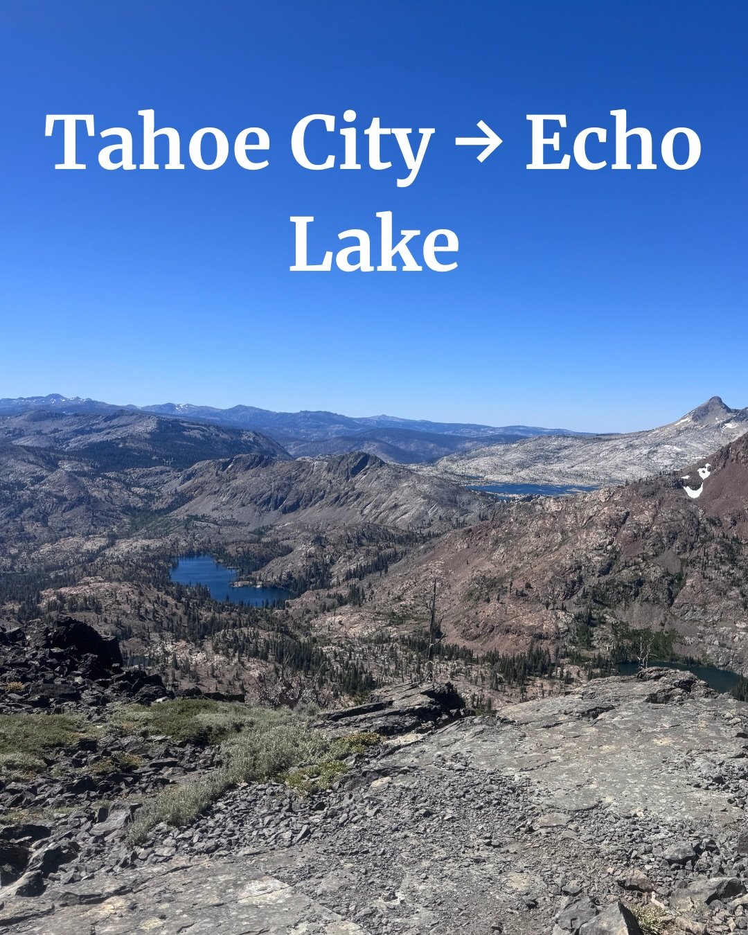 On July 27th 2026 I finished the Tahoe Rim Trail. Boy was it an epic finish hiking through Desolation Wilderness and traversing over some amazing peaks (Dicks Pass). It took me in total 12 days to complete the TRT, and I got to stay the night in Sout