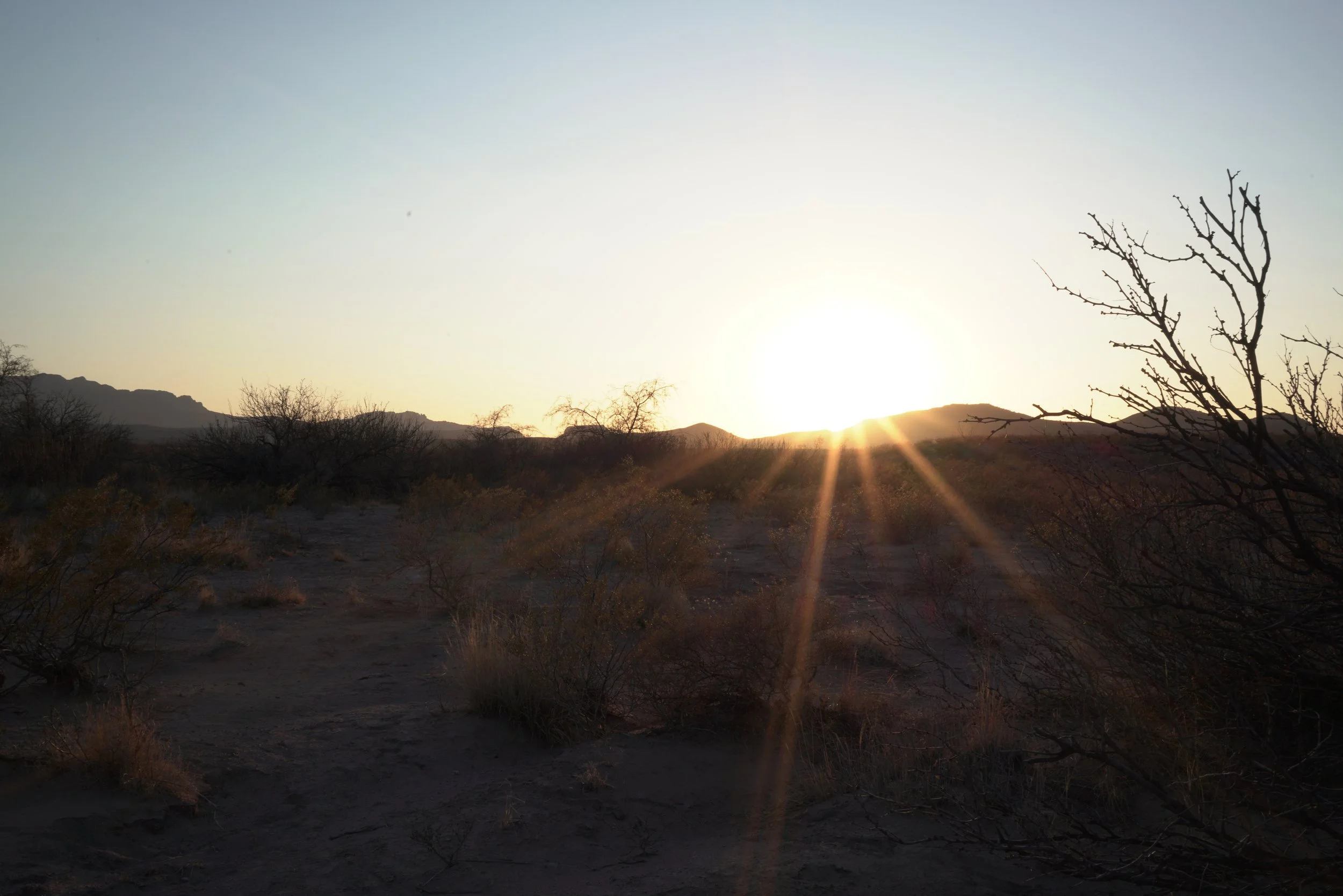 Sunrise in New Mexico - CDT