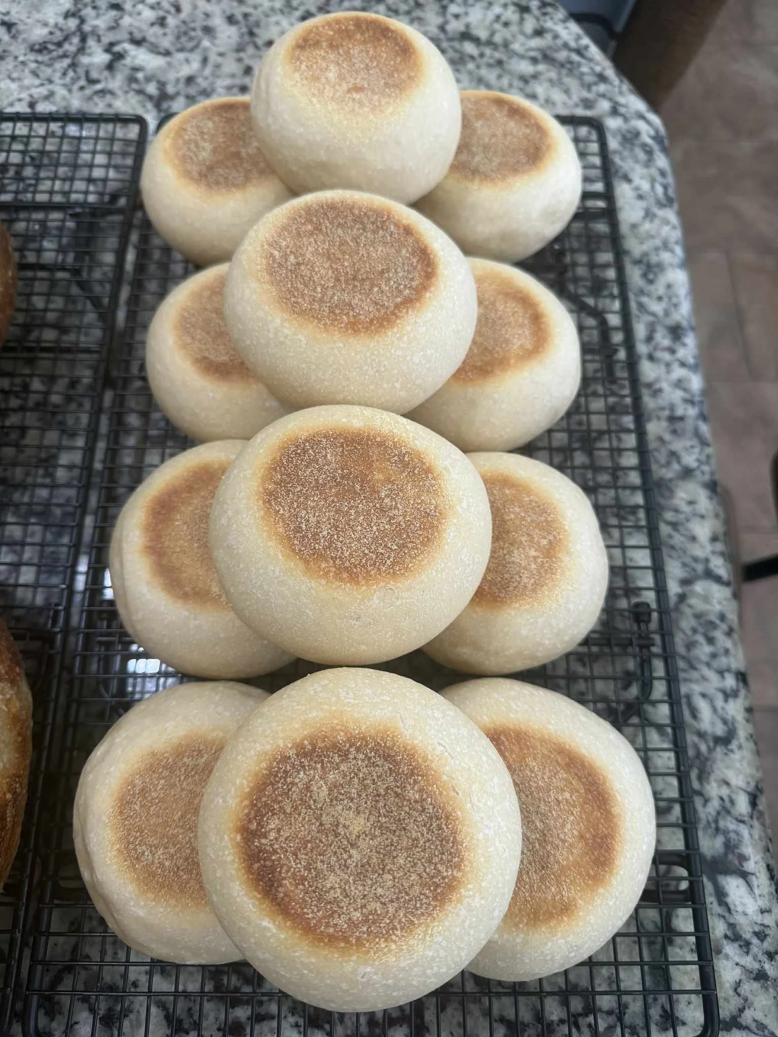 Sourdough English Muffins